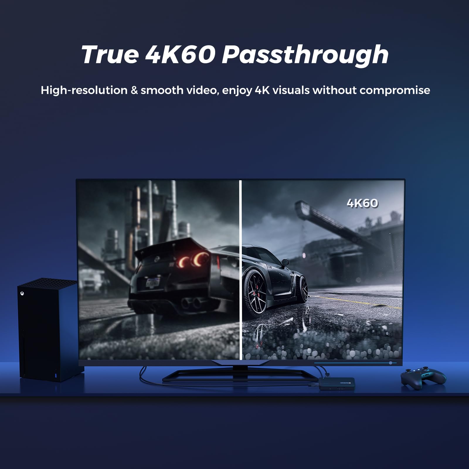 NearStream 4K HDMI Capture Card, USB 3.0 Video Capture Card for Streaming, Recording in 1080P 60FPS with Ultra-Low Latency, Compatible with PS4/PS5/Switch in OBS, YouTube, Works with PC/Mac (CCD10) thumbnail 3