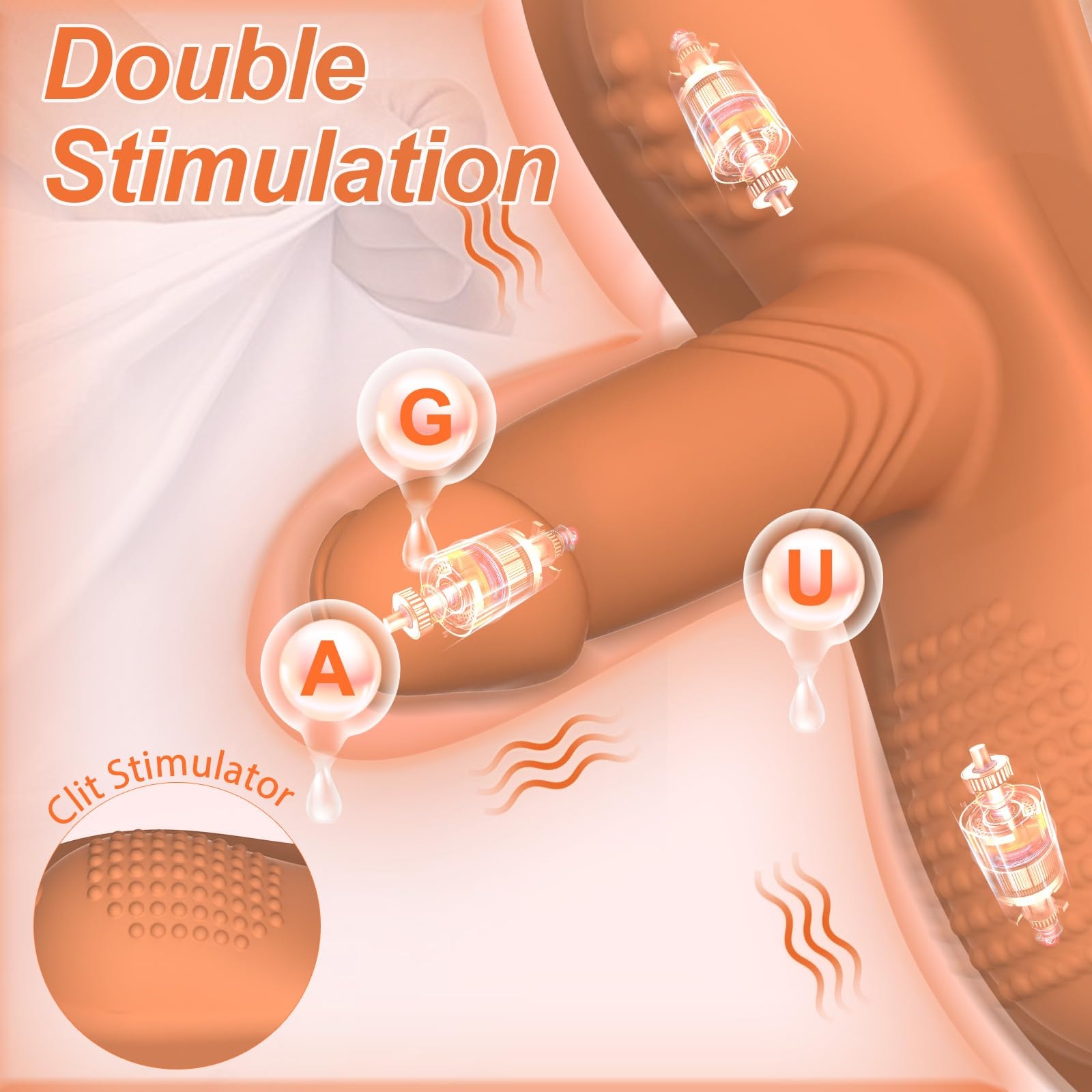 Women Sex Toys Sit and Ride Vibrators Dildo with 10 +10 Vibrating Modes, REYHKINO Remote Control Vibrator Clit Anal G Spot Double Stimulator, Monster Dildo Adult Sex Toy Games for Women Men Couples - Image 3