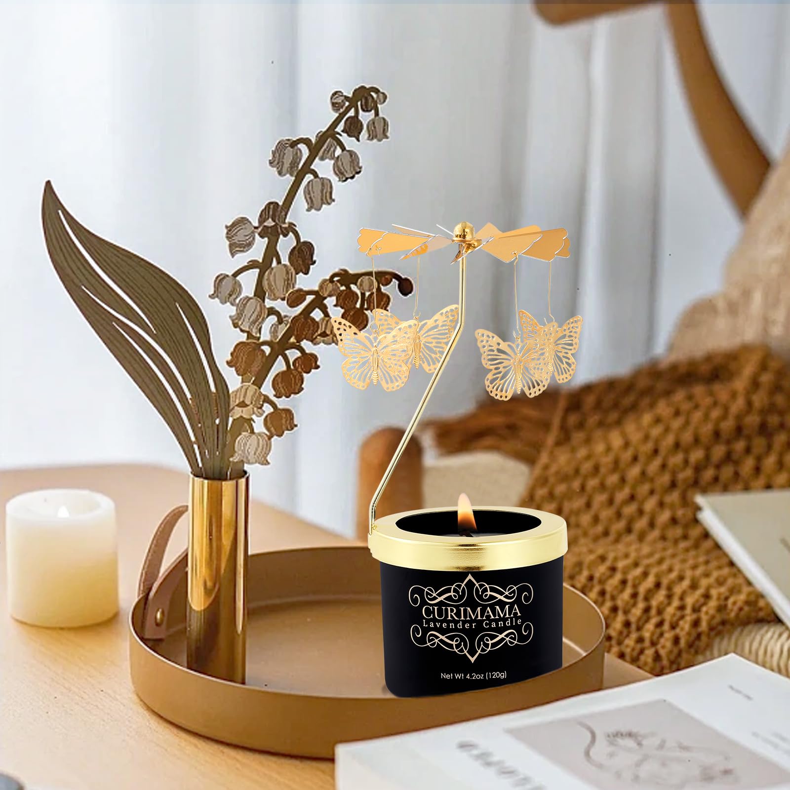 Gifts for Women, Hummingbird Gift for Women Friendship, Funny Birthday Gifts for Wife Mom Grandma, Lavender Scented Candle Presents for Mom, Gift Ideas for Her