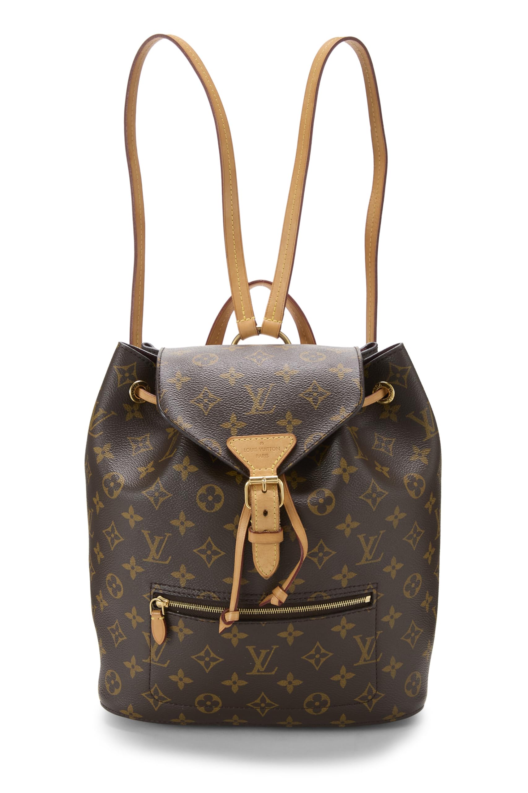 Louis Vuitton, Pre-Loved Monogram Canvas Montsouris MM NM, Brown