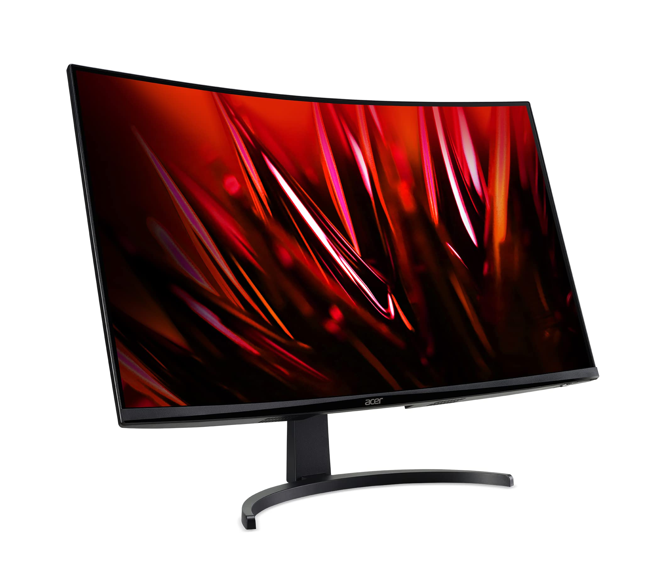 Acer Nitro 31.5 Inch WQHD 2560 x 1440 1500R Curved Gaming Monitor | AMD FreeSync | Up to 180Hz Refresh | 1ms (VRB) | Tilt | One Display Port 1.4 & Two HDMI 2.0 | EDA323QU S3bmiiphx