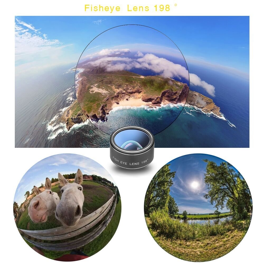 Godefa Cell Phone Camera Lens with Tripod+ Shutter Remote,6 in 1 18x Telephoto Zoom Lens/Wide Angle/Macro/Fisheye/Kaleidoscope/CPL, Clip-On lense Compatible for iPhone X 8 7 6s Plus, Samsung and More: Godefa Cell Phone Camera Lens with Tripod+ Shutter Remote,6 in 1 18x Telephoto Zoom Lens/Wide Angle/Macro/Fisheye/Kaleidoscope/CPL, Clip-On lense Compatible for iPhone X 8 7 6s Plus, Samsung and More