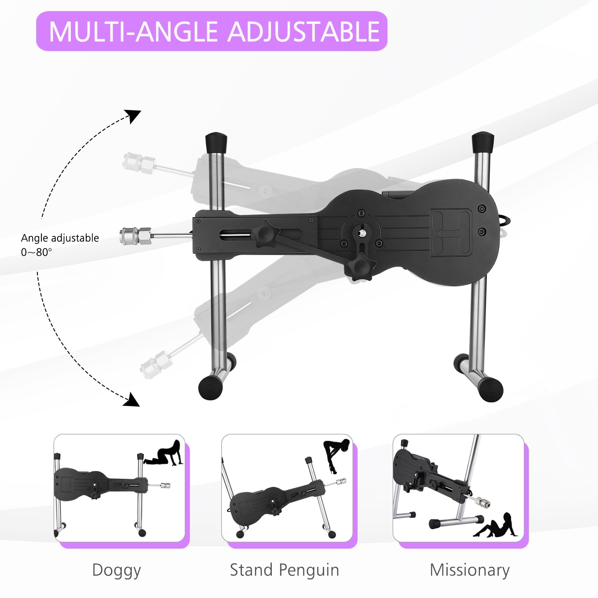 Hismith Premium 3.0 Pro, Sex Machine with KlicLok System, Wire and Intelligent APP Controlled Love Machine with Dildo,Purple: Mini Machine