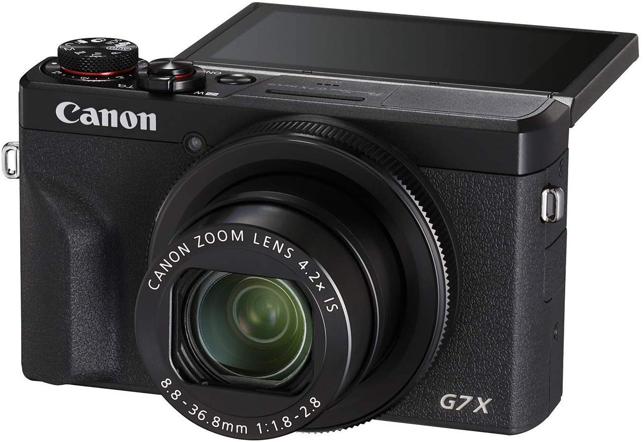 Canon PowerShot G7X Mark III Digital Camera with 4.2X Optical Zoom Lens (Black): Black Camera Only Base
