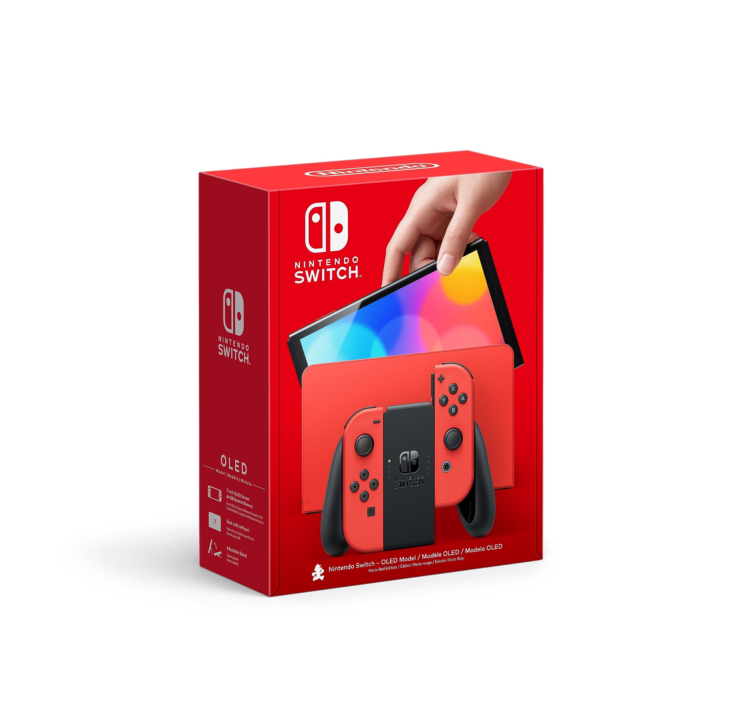 Nintendo Switch – OLED Model w/ Neon Red & Neon Blue Joy-Con - Image 1