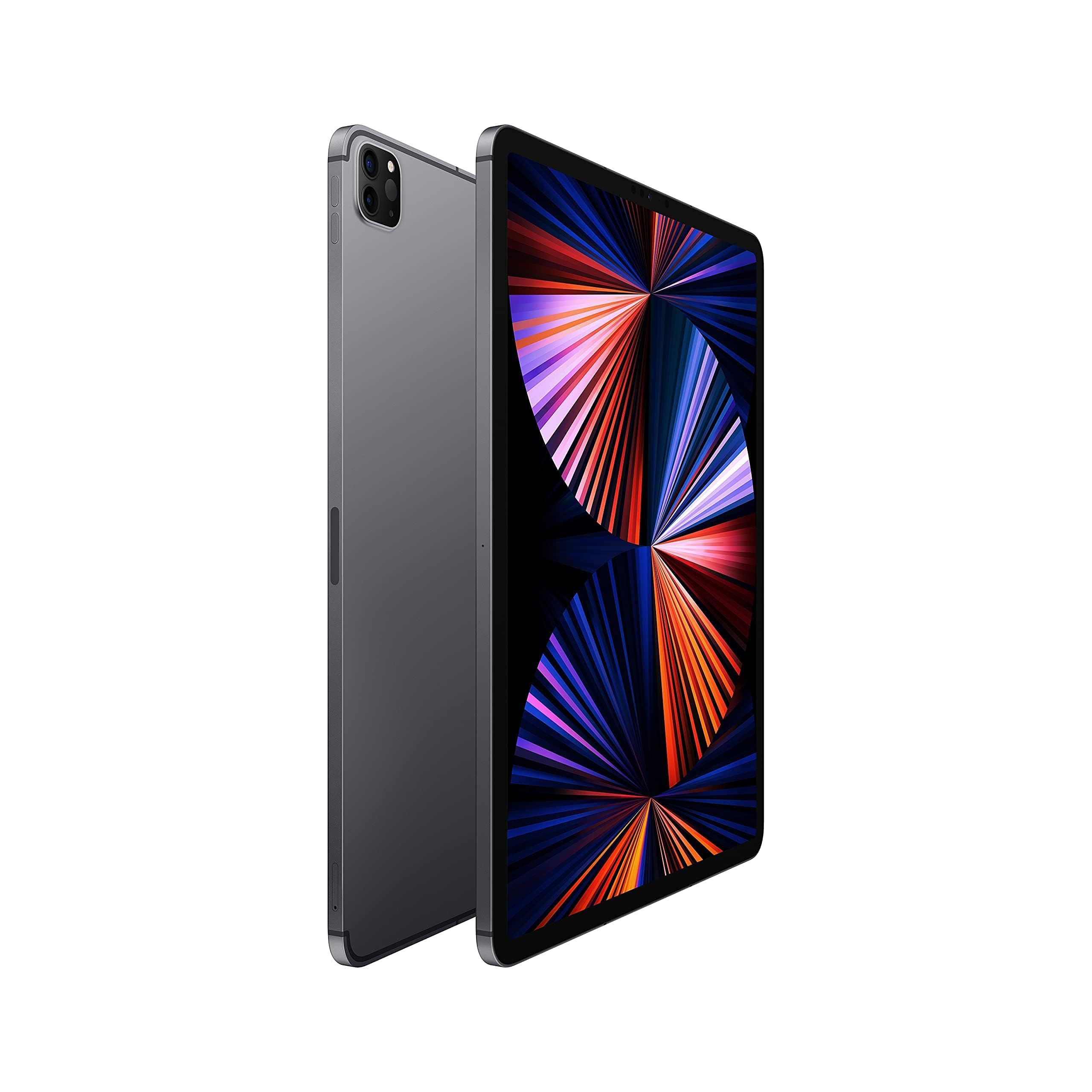 2021 Apple iPad Pro (12.9-inch, Wi‑Fi + Cellular, 256GB) - Space Gray (Renewed)