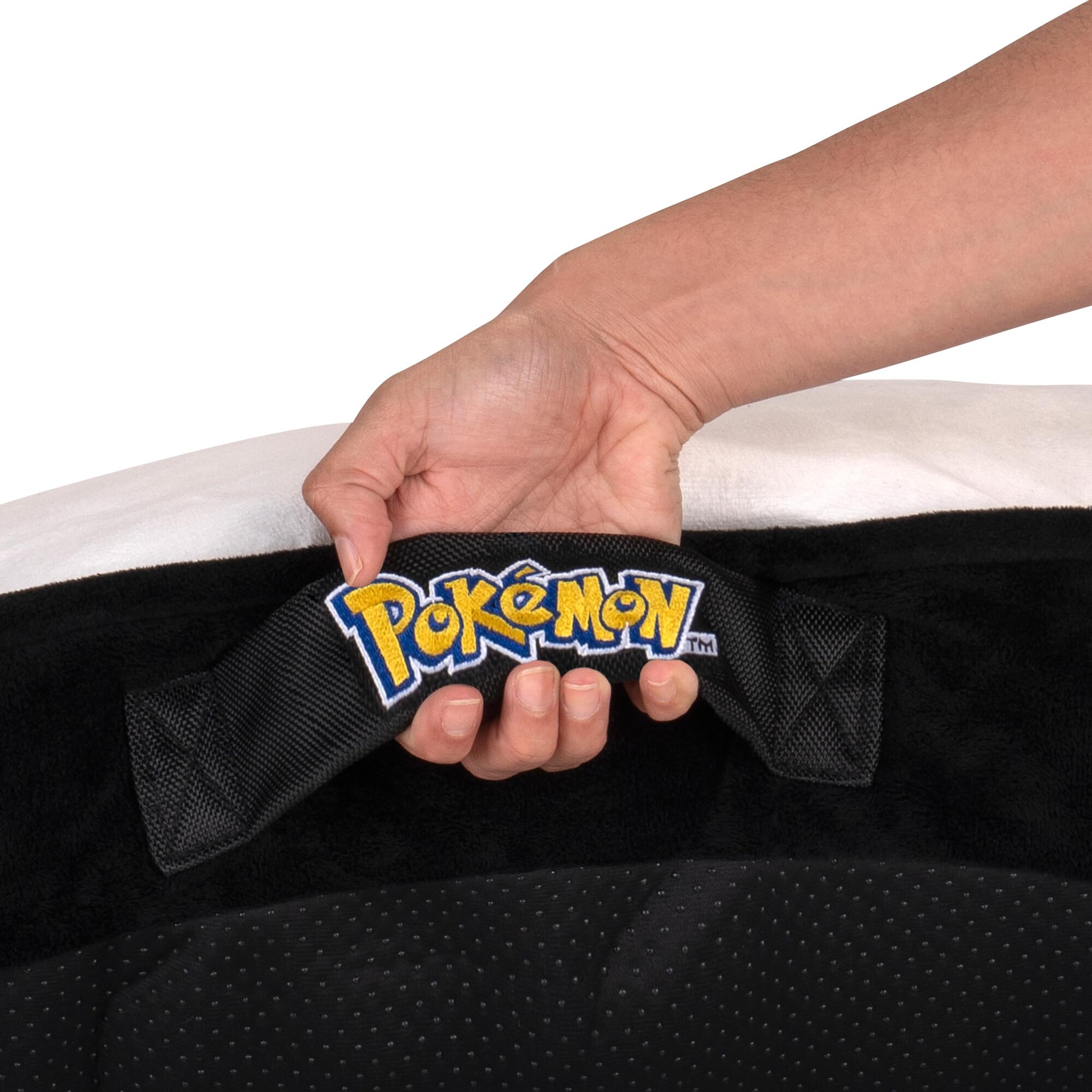 Pokémon Poke Ball Pillow Pet Bed - 30-Inch Pet Bed with Machine Washable Removable Cover and Grip Dots: Pokémon Poke Ball Pillow Pet Bed - 30-Inch Pet Bed with Machine Washable Removable Cover and Grip Dots