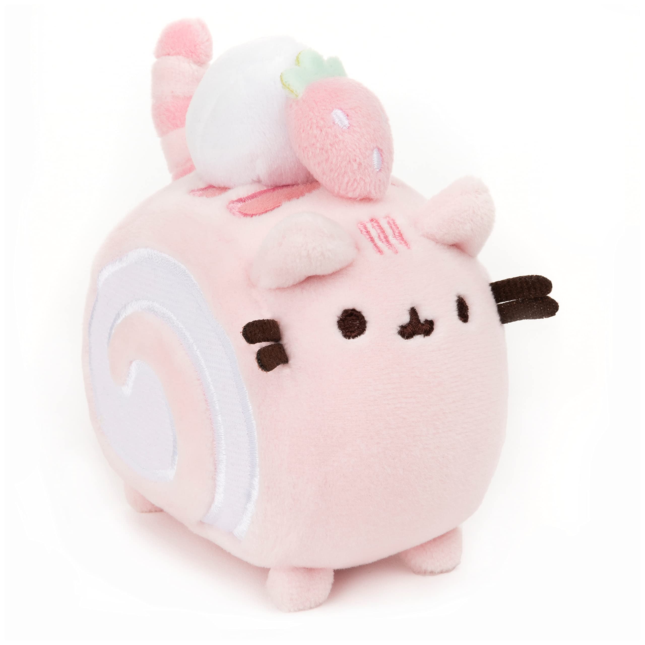 GUND Roll Cake Pusheen Sweet Dessert Squishy Plush Stuffed Animal Cat and Satisfyingly Stretchy Fabric, for Ages 8 and Up, Pink and Purple, 4”: GUND Roll Cake Pusheen Sweet Dessert Squishy Plush Stuffed Animal Cat and Satisfyingly Stretchy Fabric, for Ages 8 and Up, Pink and Purple, 4”