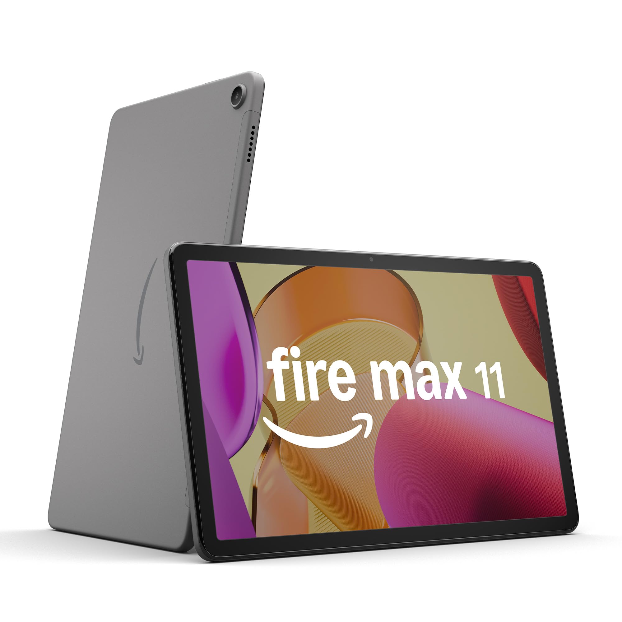 Amazon Fire Max 11 tablet (newest model) vivid 11” display, all-in-one for streaming, reading, and gaming, 14-hour battery life, optional stylus and keyboard, , Gray: 64 GB