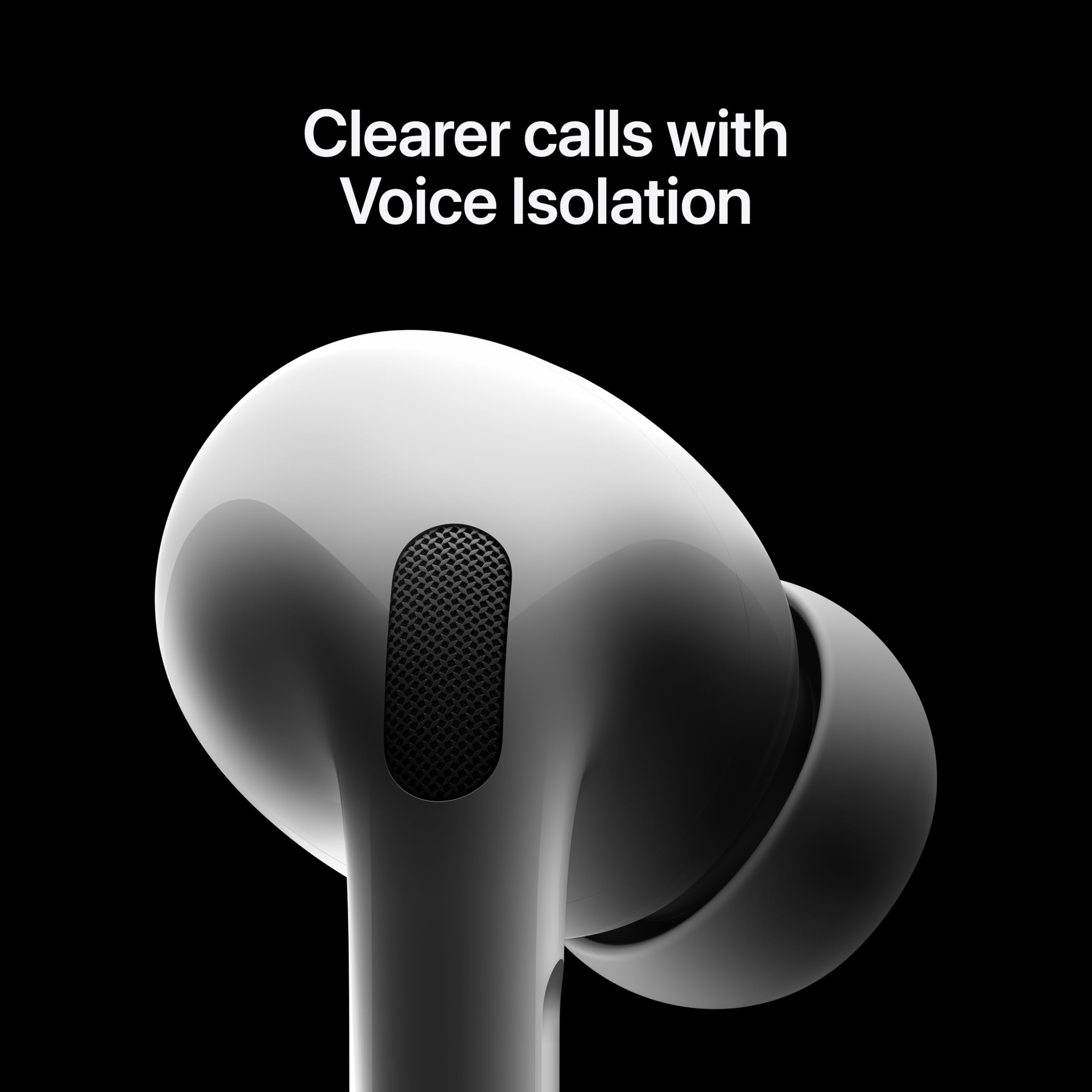 Apple AirPods Pro 2 Wireless Earbuds, Active Noise Cancellation, Hearing Aid Feature, Bluetooth Headphones, Transparency, Personalized Spatial Audio, High-Fidelity Sound, H2 Chip, USB-C Charging: Without AppleCare+