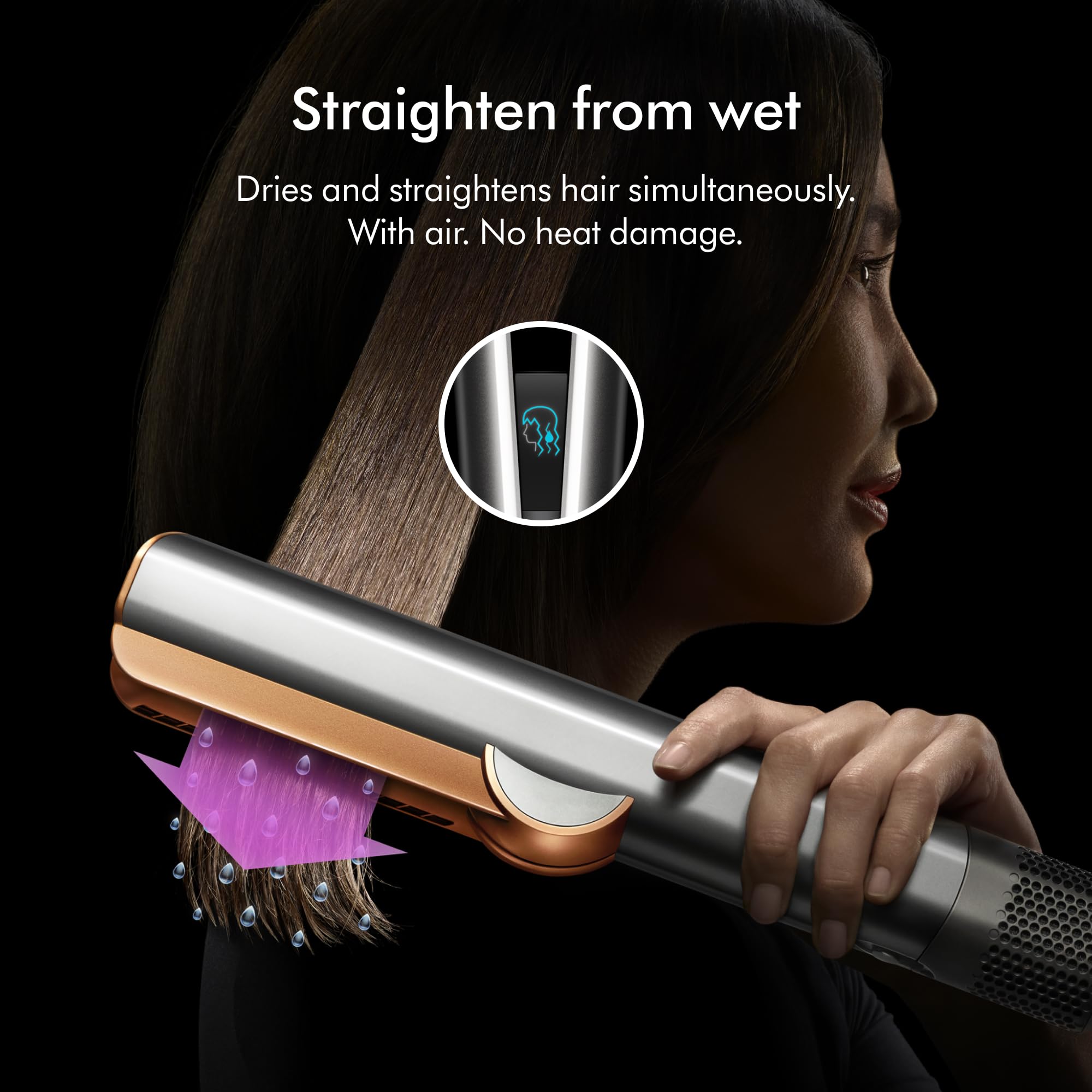 Dyson Airstrait™ Straightener: Nickel / Copper
