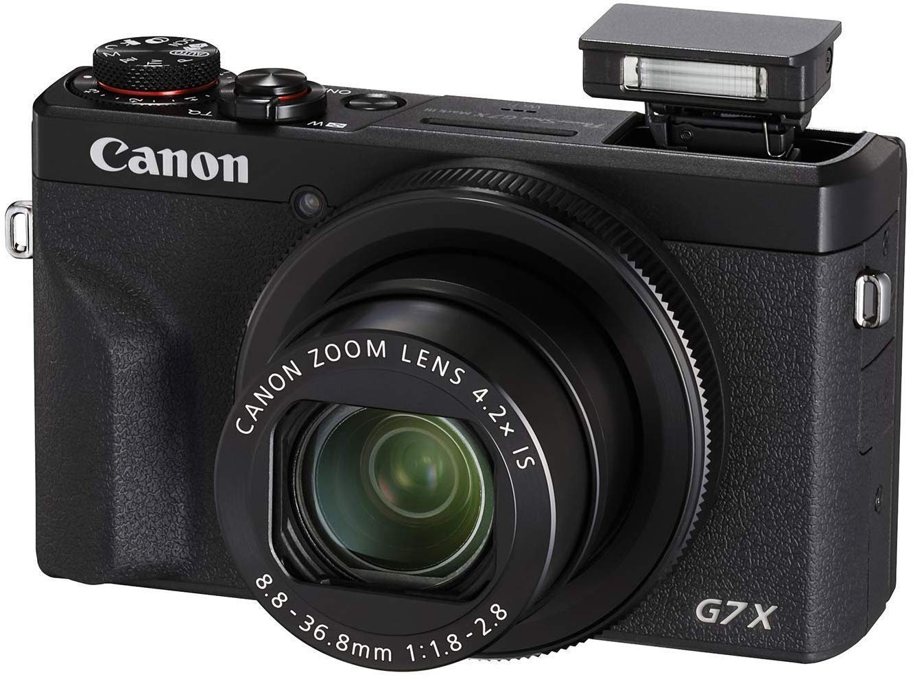 Canon PowerShot G7X Mark III Digital Camera with 4.2X Optical Zoom Lens (Black): Black Camera Only Base