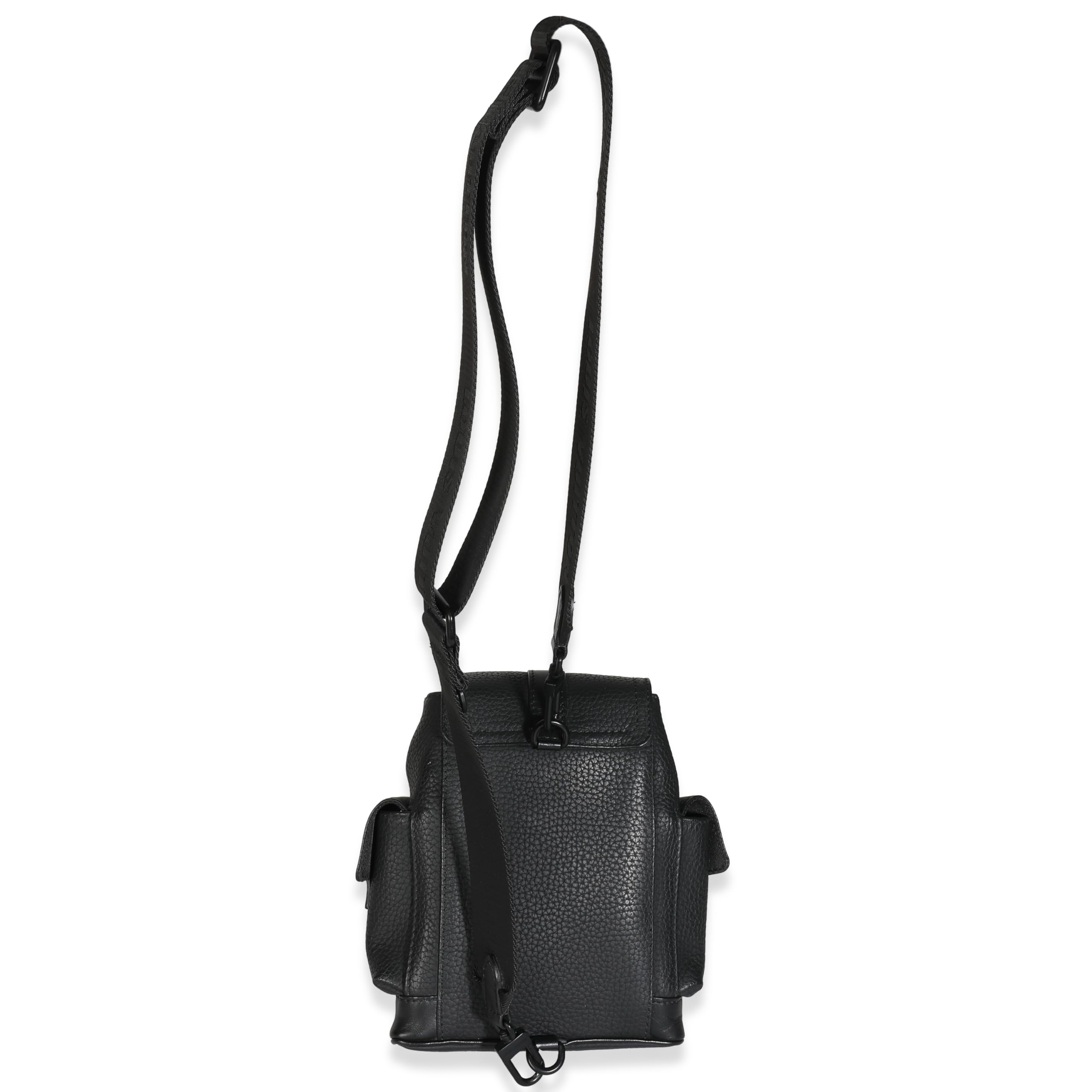 Louis Vuitton, Pre-Loved Black Taurillon Christopher XS Backpack