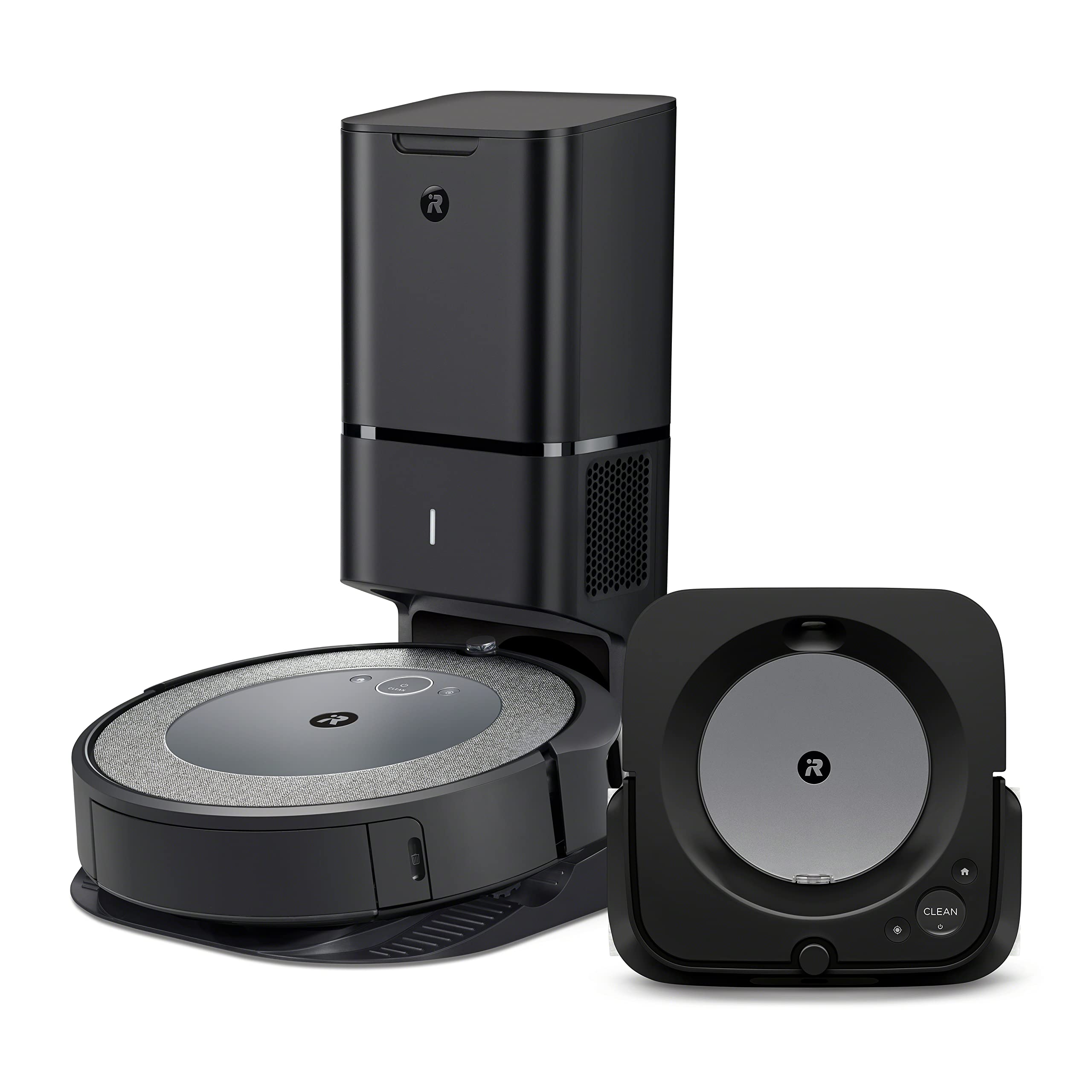 iRobot  Self-Emptying Robot Vacuum and Mop, Clean by Room with Smart Mapping, Empties Itself for Up to 60 Days, Works with Alexa, Personalized Cleaning OS: Roomba i3+ &amp; M6 Mop