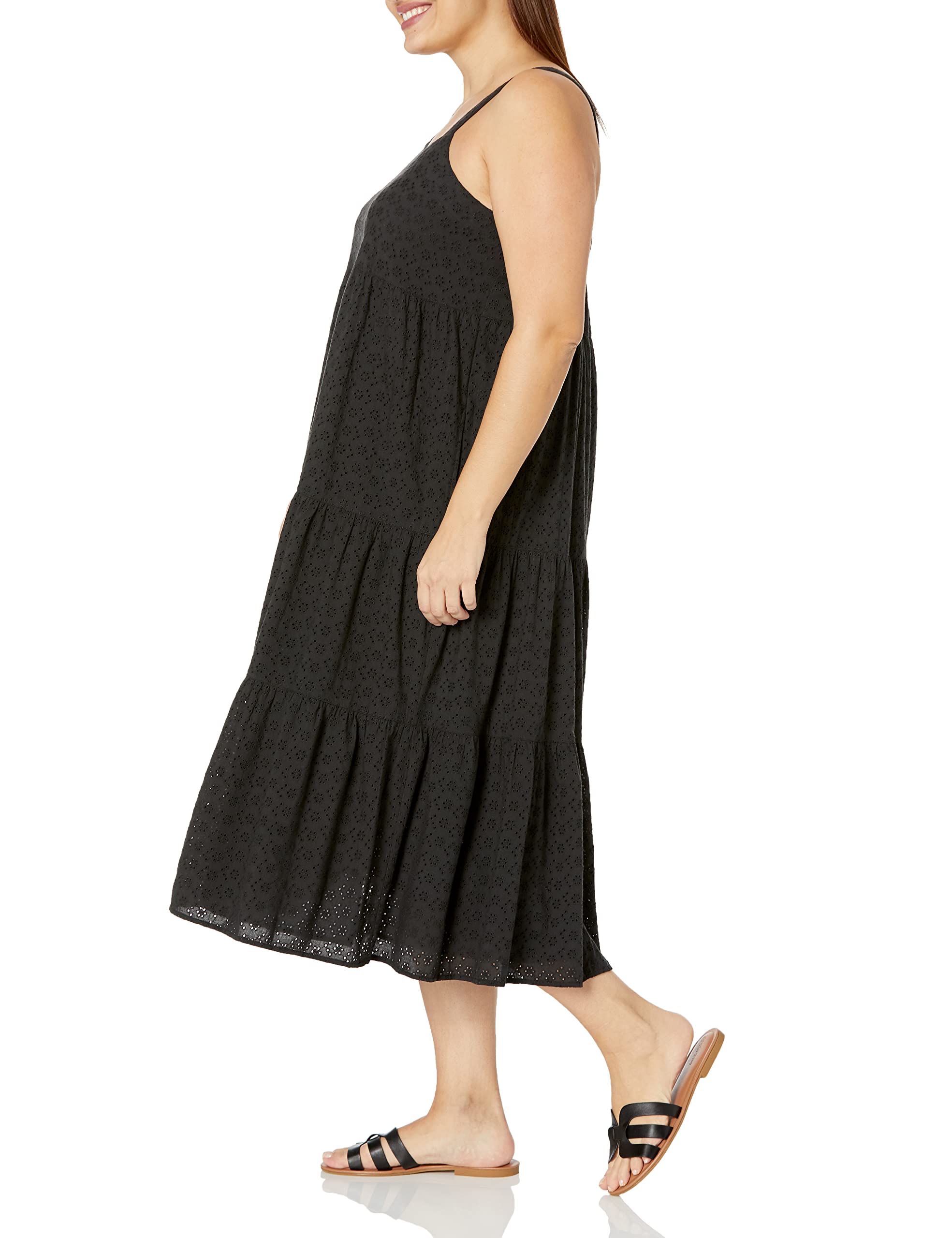 The Drop Women's Britt Tiered Maxi Tent Dress