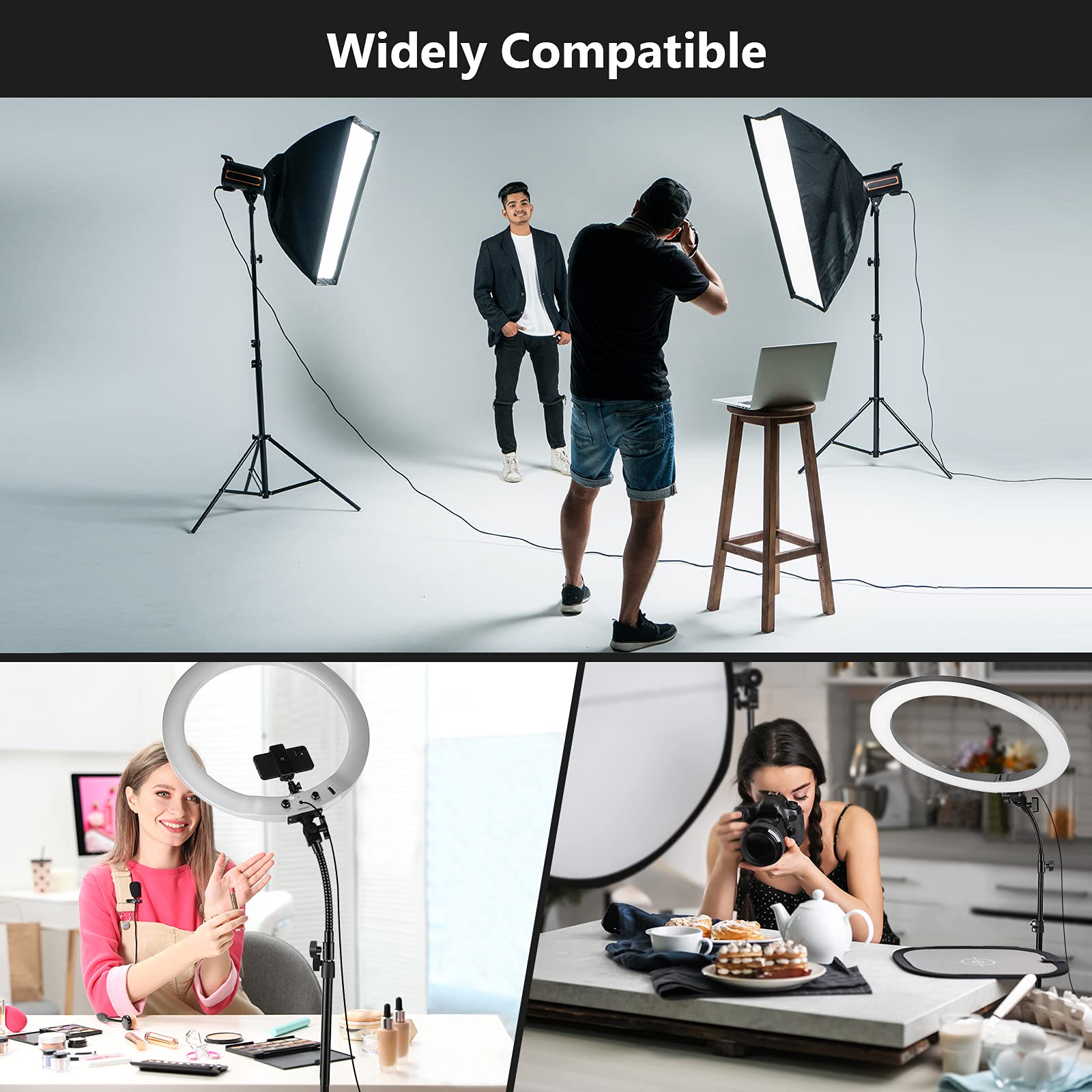 Neewer® 10"/25cm Metal Flexible Tube Arm for LED Video Lights,Ring Flash Light and Other Photography Accessories with 1/4" Screw Thread thumbnail 8