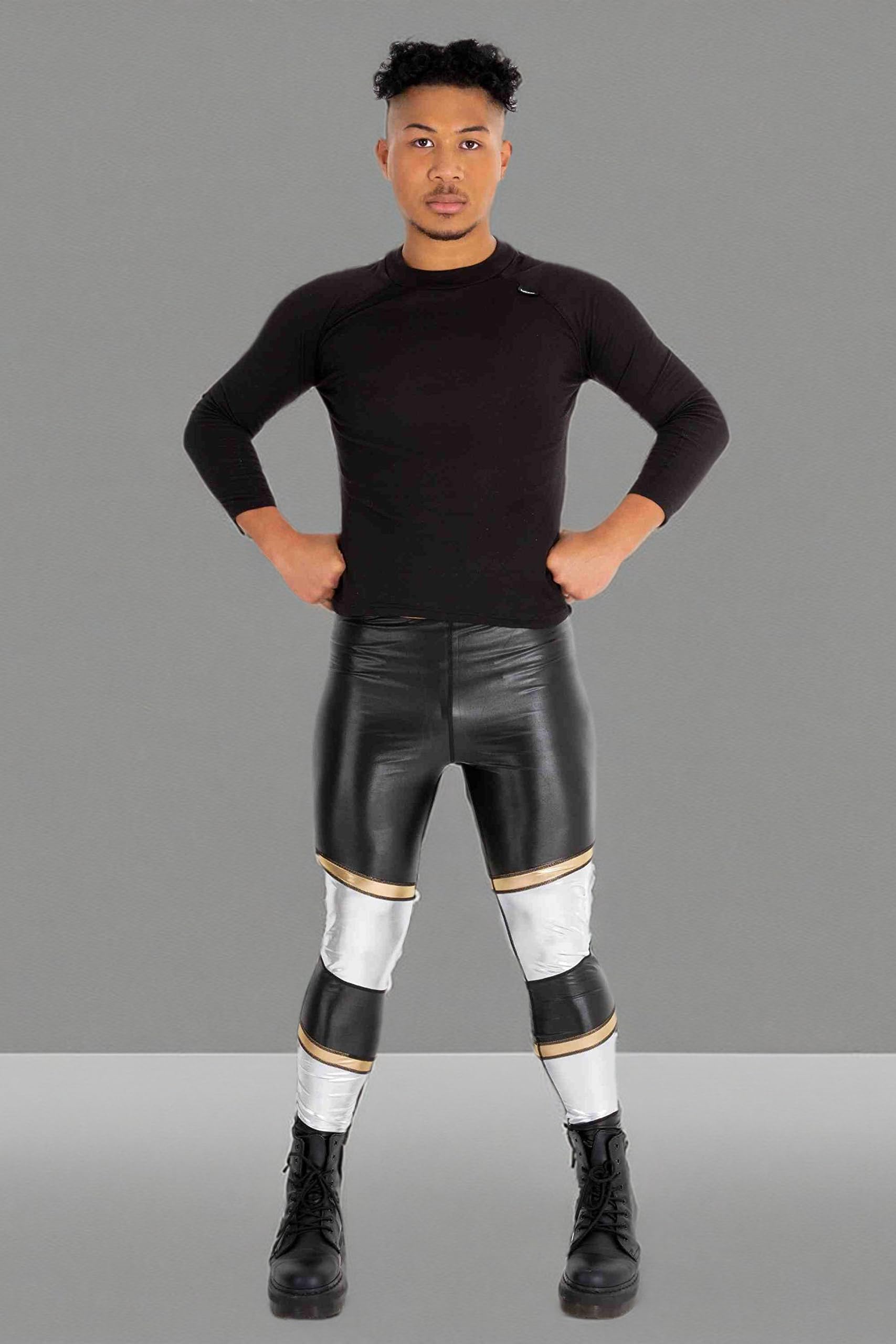 Kapow Meggings Metallic & Special Material Men's Leggings