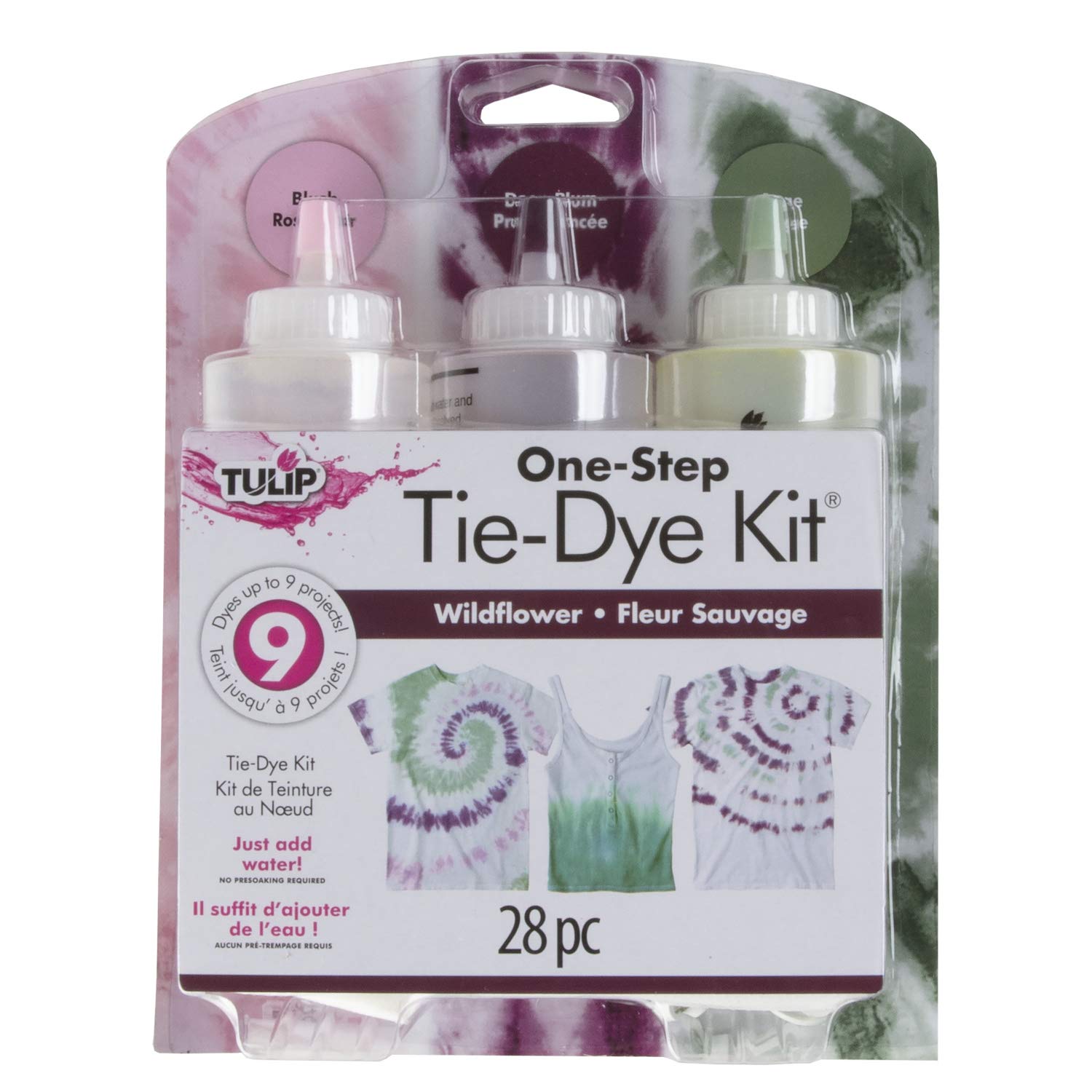 Tulip One-Step Tie-Dye 3-Color Kit Cherry: Wildflower