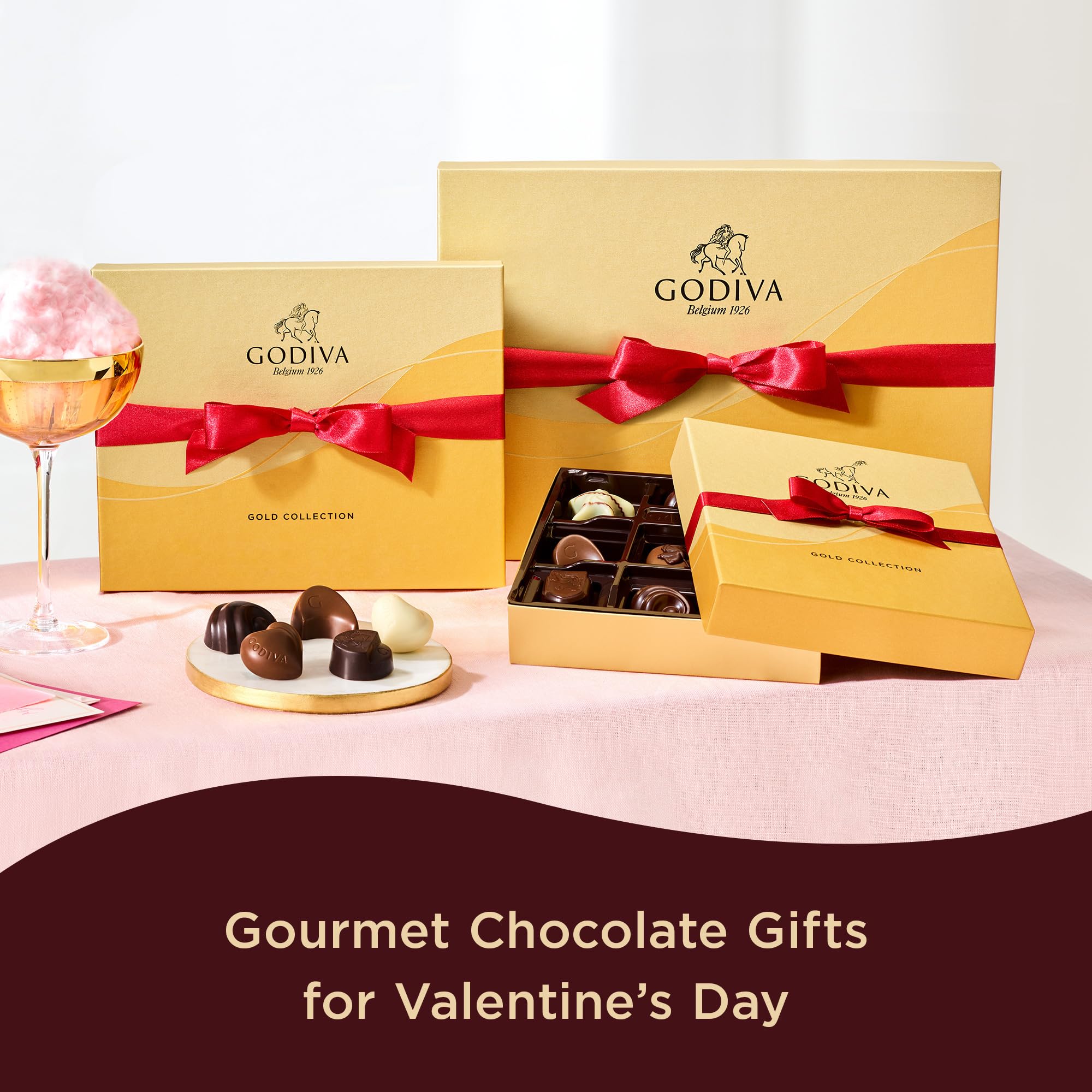 Godiva Chocolatier Anniversary Assorted Chocolate Gift Box, Creamy Milk Dark, and White Chocolates for Loved Ones, Gourmet Celebration Box of Chocolate for Gift Basket, Candy Variety Pack, 36pc: Chocolate 18 Pieces (Pack of 1)