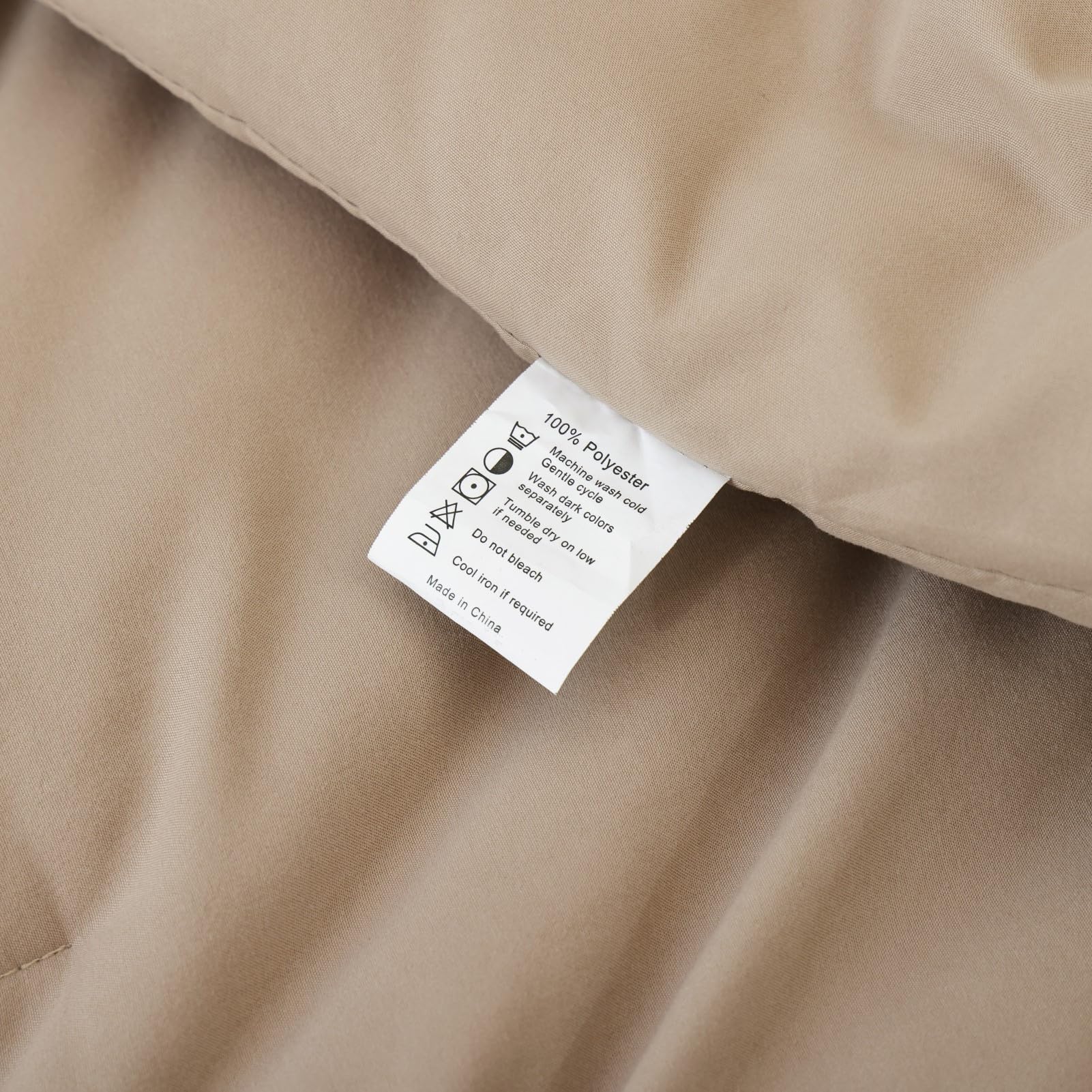 ROSGONIA Queen Comforter Set Oatmeal, 3pcs(1 Boho Oatmeal Comforter & 2 Pillowcases) All Season Soft Bedding Lightweight Bedspread Blanket Quilt: Full Comforter 79"x90" Taupe