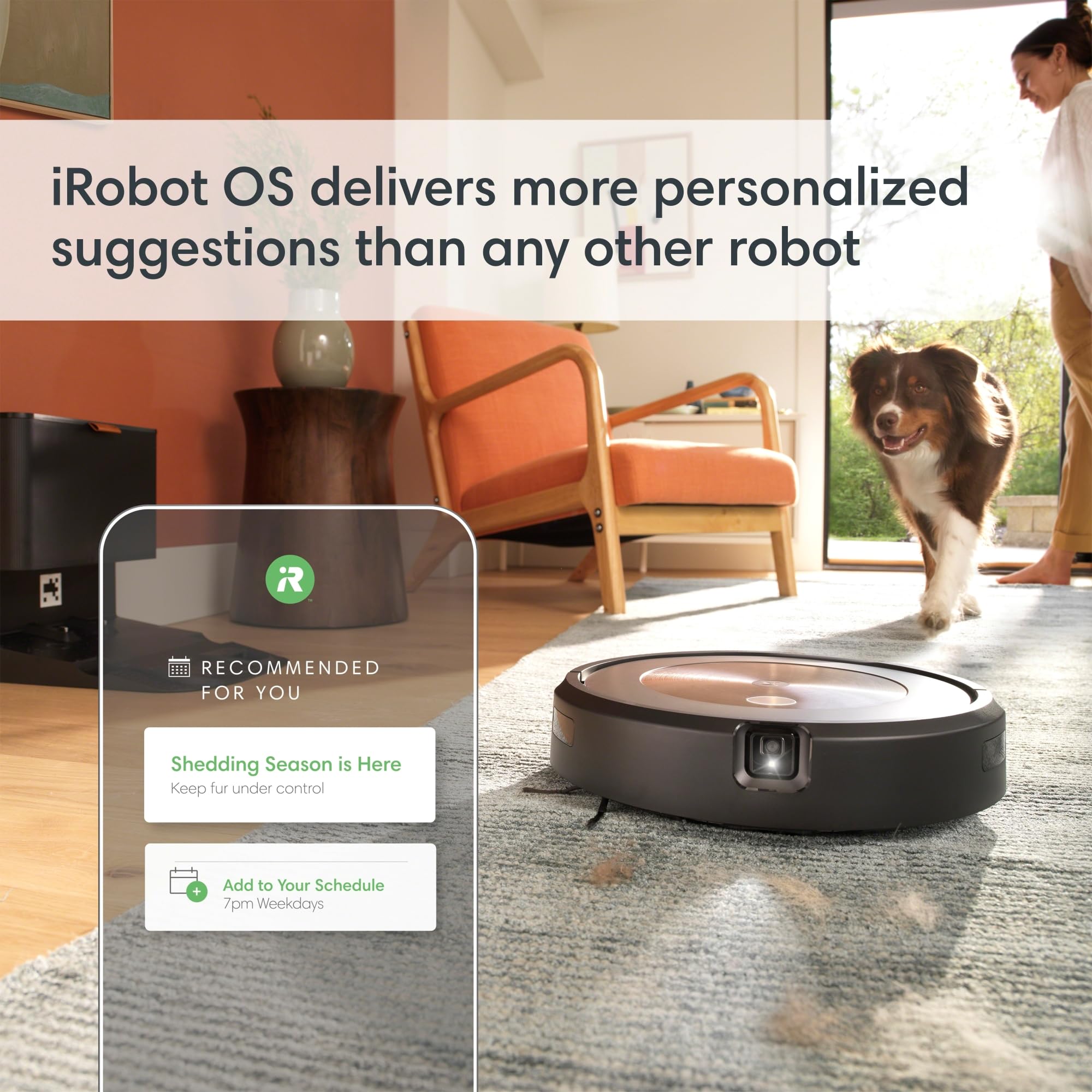 iRobot Roomba j9+ Self-Emptying Robot Vacuum – Powerful Suction, Identifies and Avoids Obstacles Like pet Waste, Sel-Empties for 60 Days, Best for Homes with Pets, Smart Mapping, Works with Alexa​ thumbnail 10