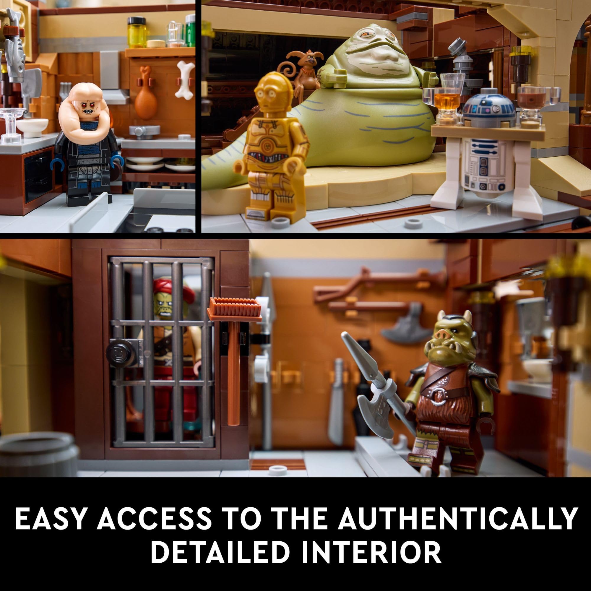 LEGO Star Wars Jabba's Sail Barge Building Sets for Adults - Star Wars Ship Collectibles Set for Fans - 3,942 Piece Display - Gifts for Men & Women - 75397
