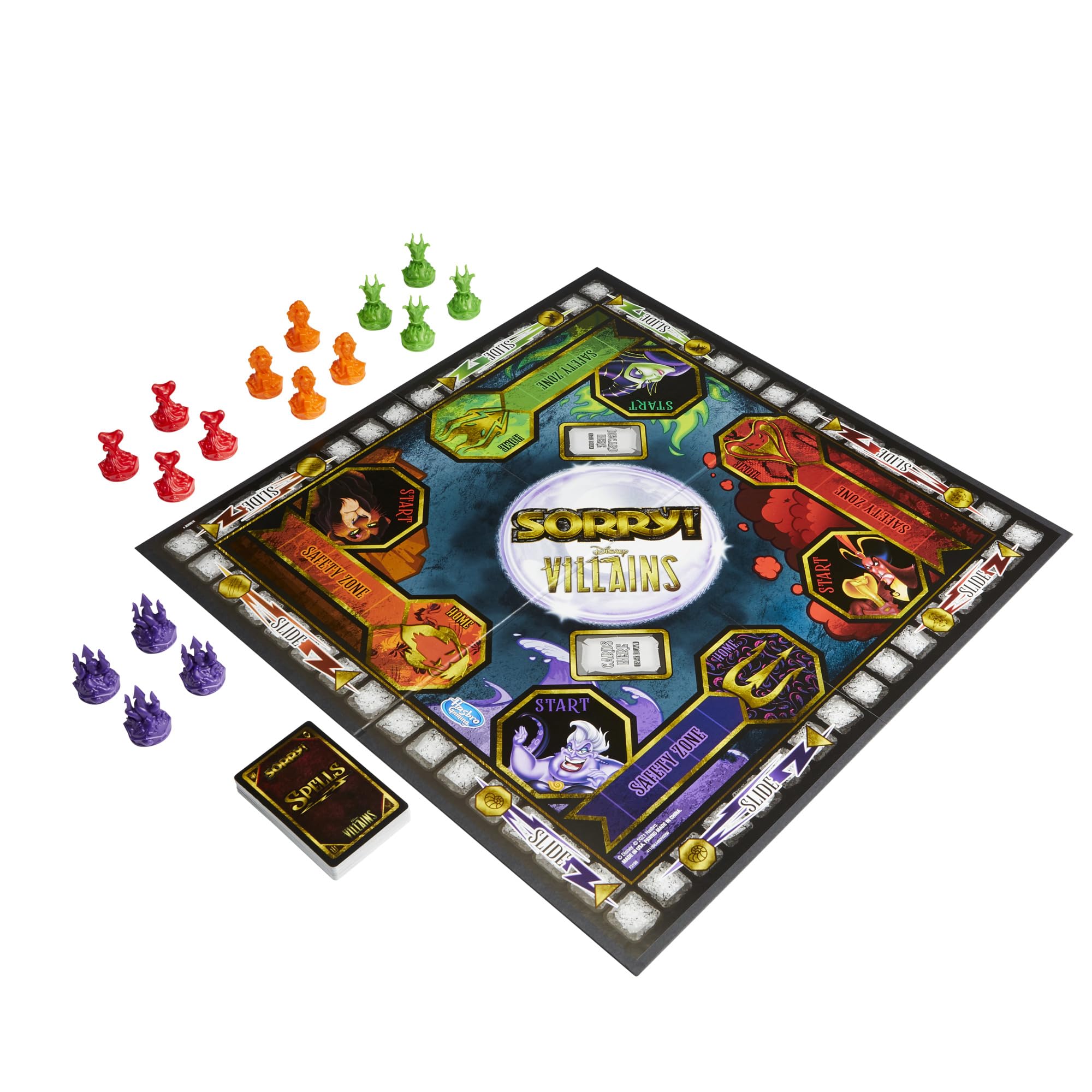 Hasbro Gaming Sorry! Board Game: Disney Villains Edition Kids Game, Family Games for Ages 6 and Up (Amazon Exclusive)