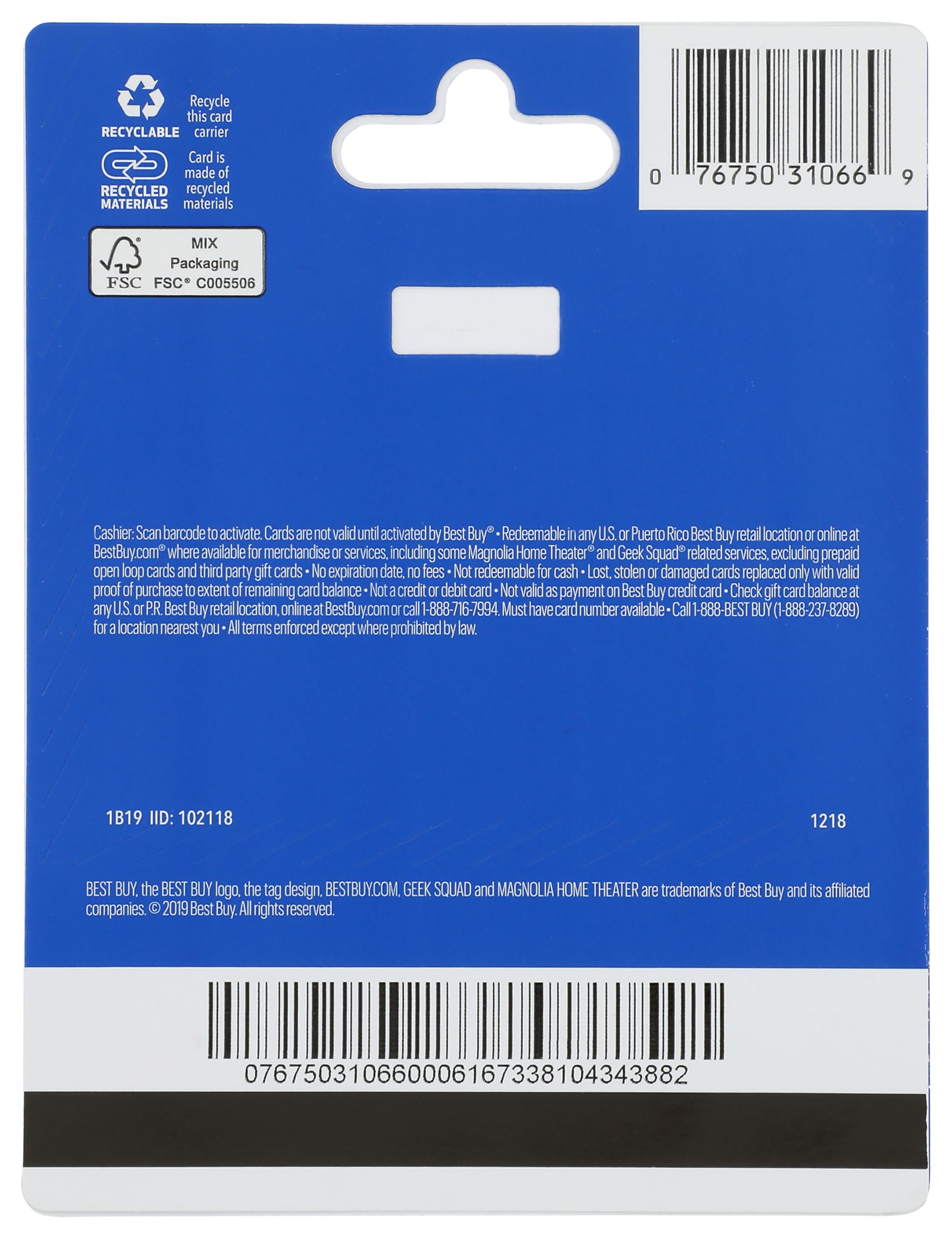 Best Buy Gift Card: 50 Traditional