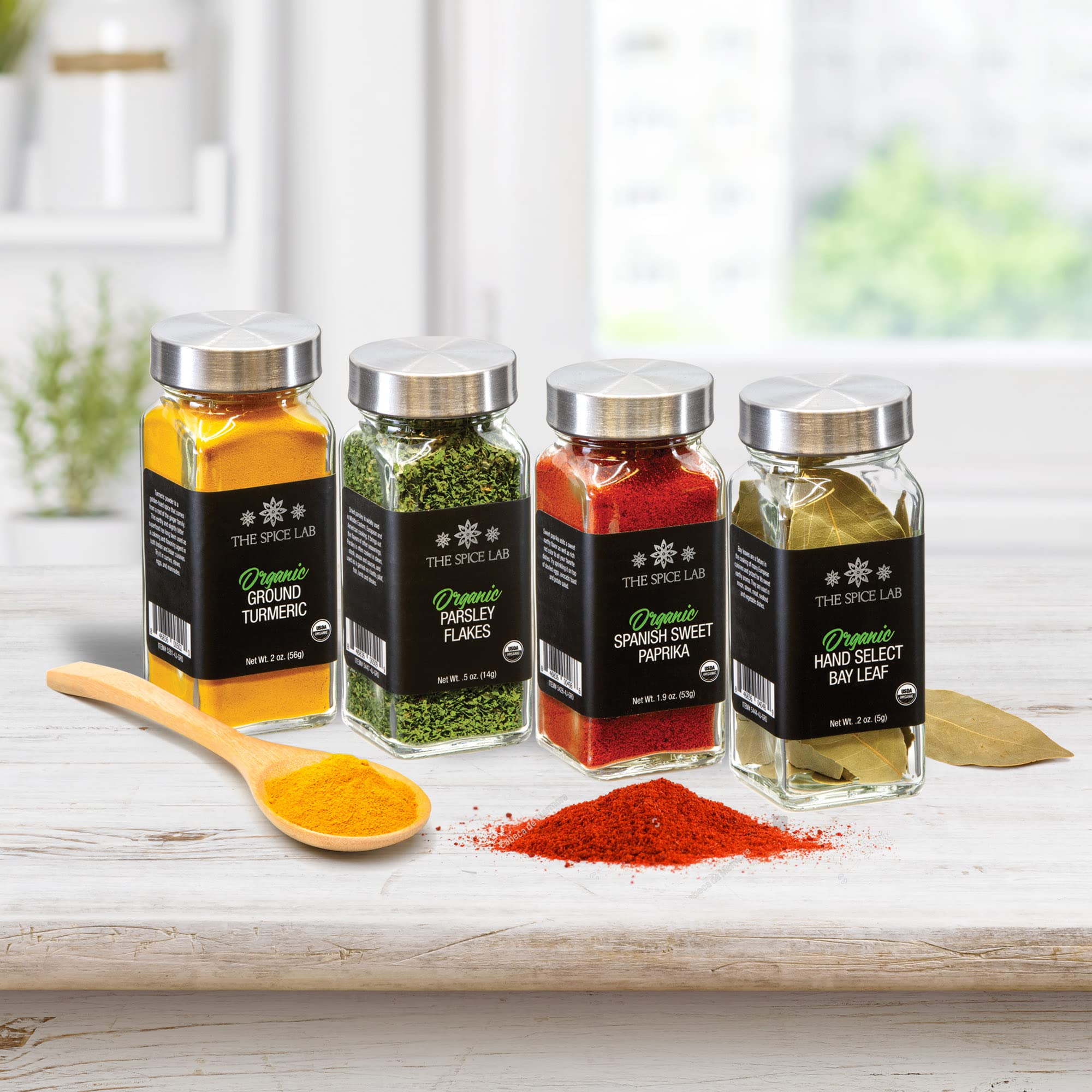The Spice Lab Complete Spices and Seasonings Set (30 Pack): 1.9 Ounce (Pack of 18)