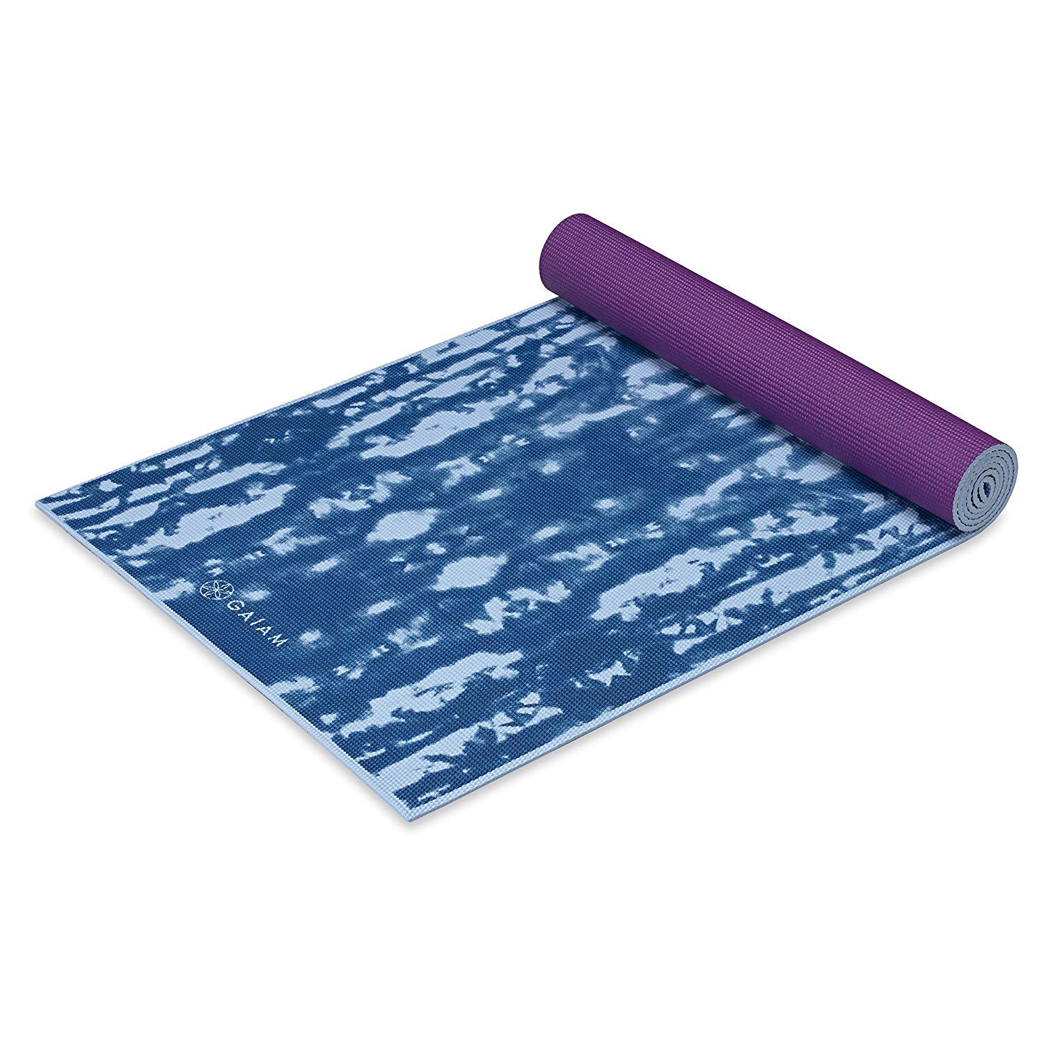 Gaiam Yoga Mat - Premium 6mm Print Reversible Extra Thick Non Slip Exercise & Fitness Mat for All Types of Yoga, Pilates & Floor Workouts (68" x 24" x 6mm Thick) thumbnail 2