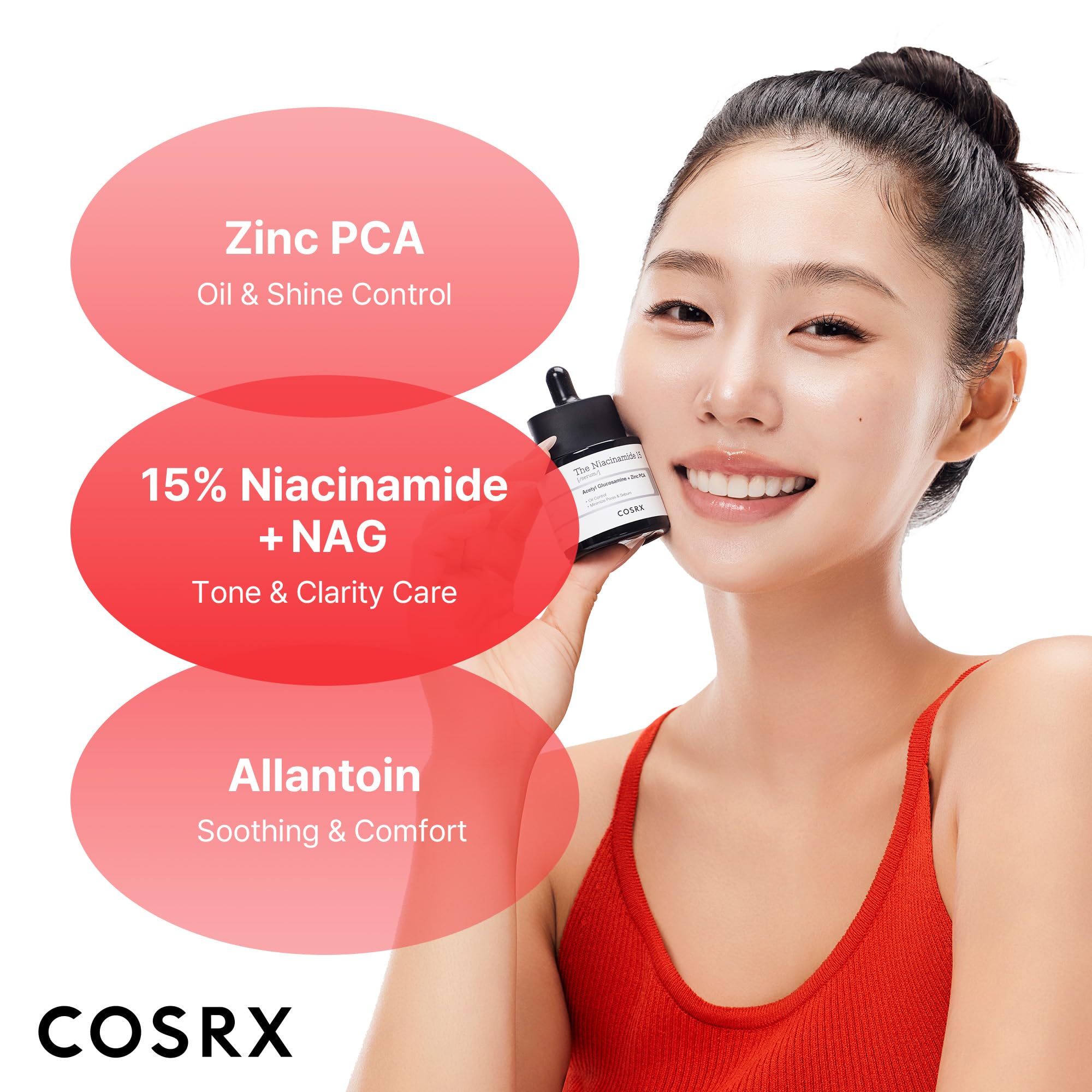COSRX 15% Niacinamide Face Serum, 0.67 fl oz, Pore Minimizer Serum for Face, Even Skin Tone, Korean Skin Care