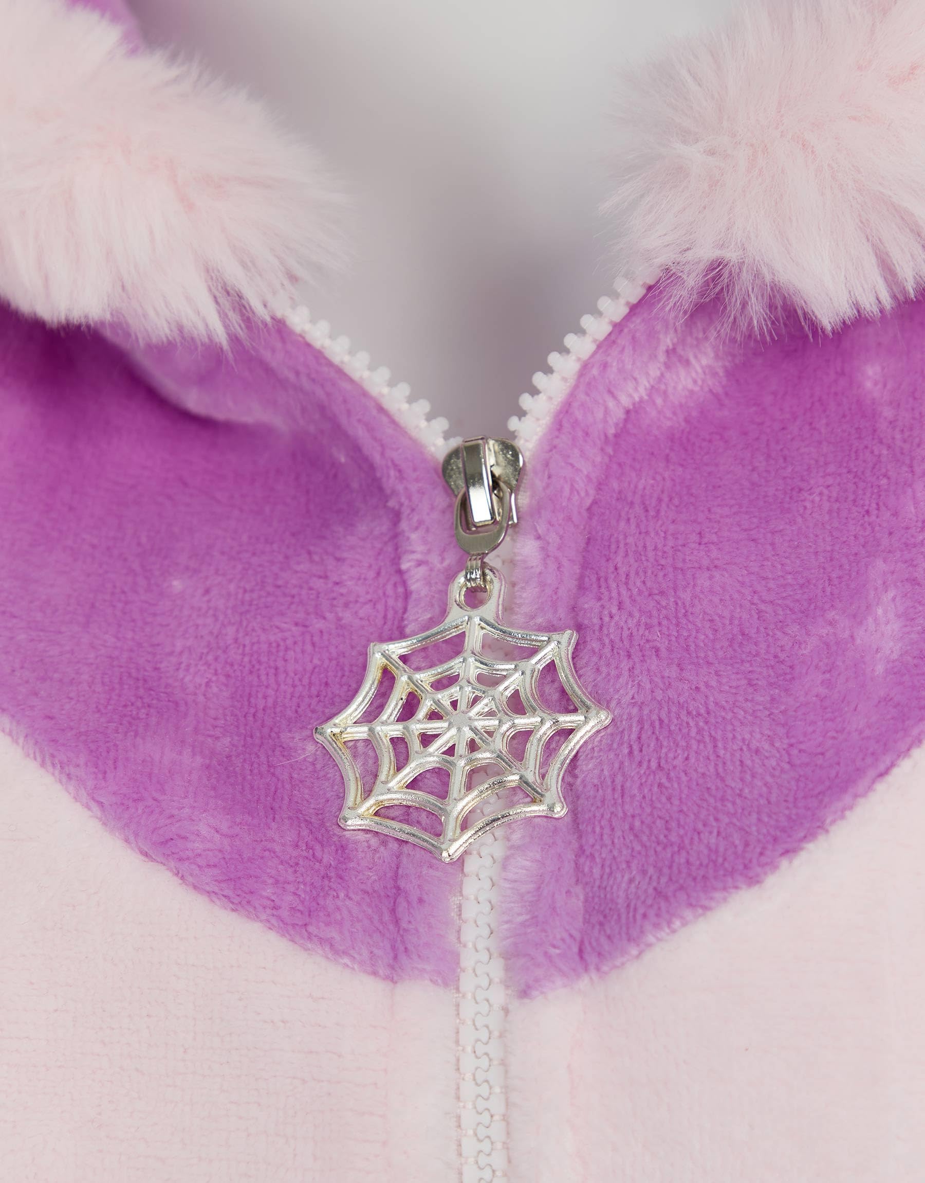 Mobbunny Onesie for Women Anime Cosplay Romper Fuzzy Pajamas Purple Jumpsuit Fluffy Hooded Homewear Christmas Halloween thumbnail 5