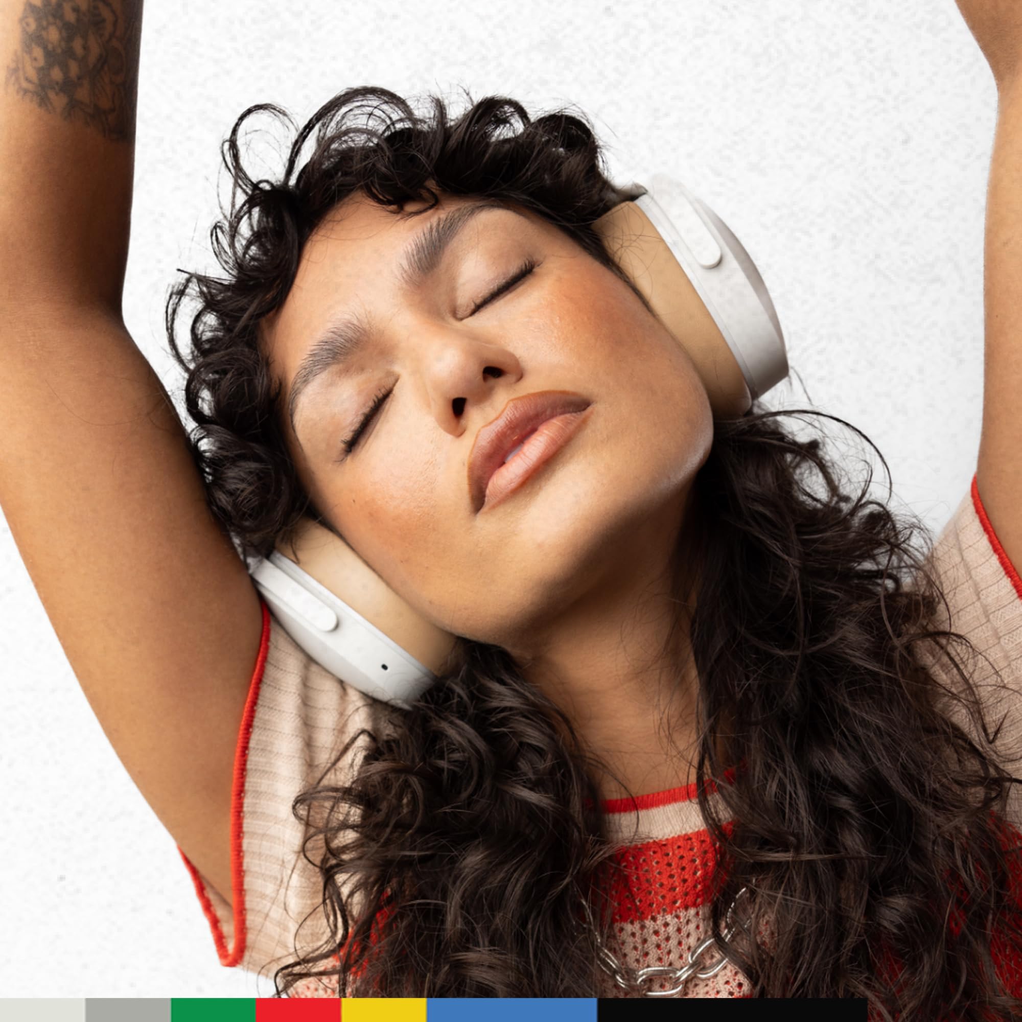 Skullcandy Hesh ANC Wireless Over-Ear Bluetooth Headphones with Charging Cable, Active Noise Cancelling, Up to 22 Hrs Battery, Foldable Lightweight Design, Microphone for iPhone Android -: Mod White