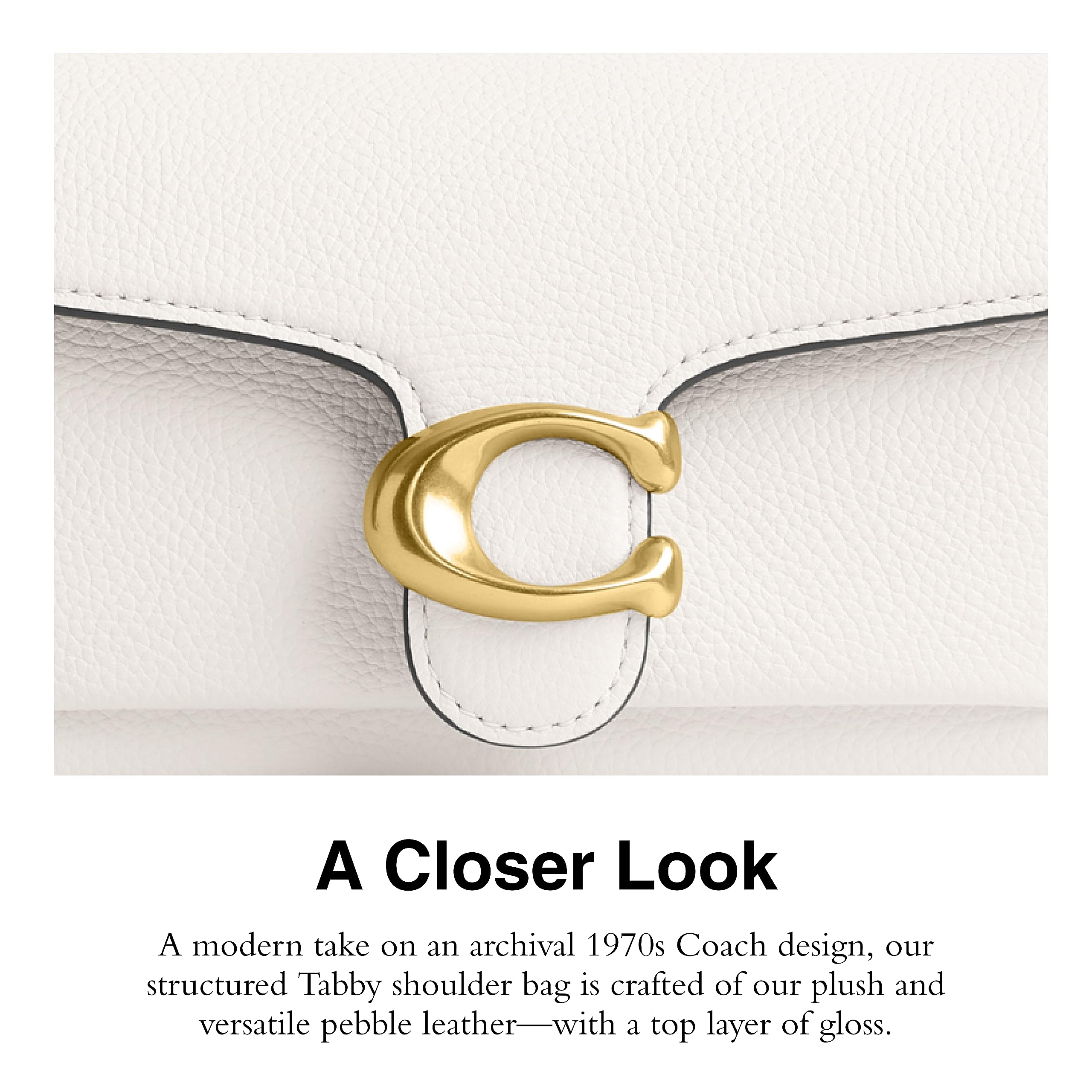 Coach Tabby Shoulder Bag 20: One Size Chalk