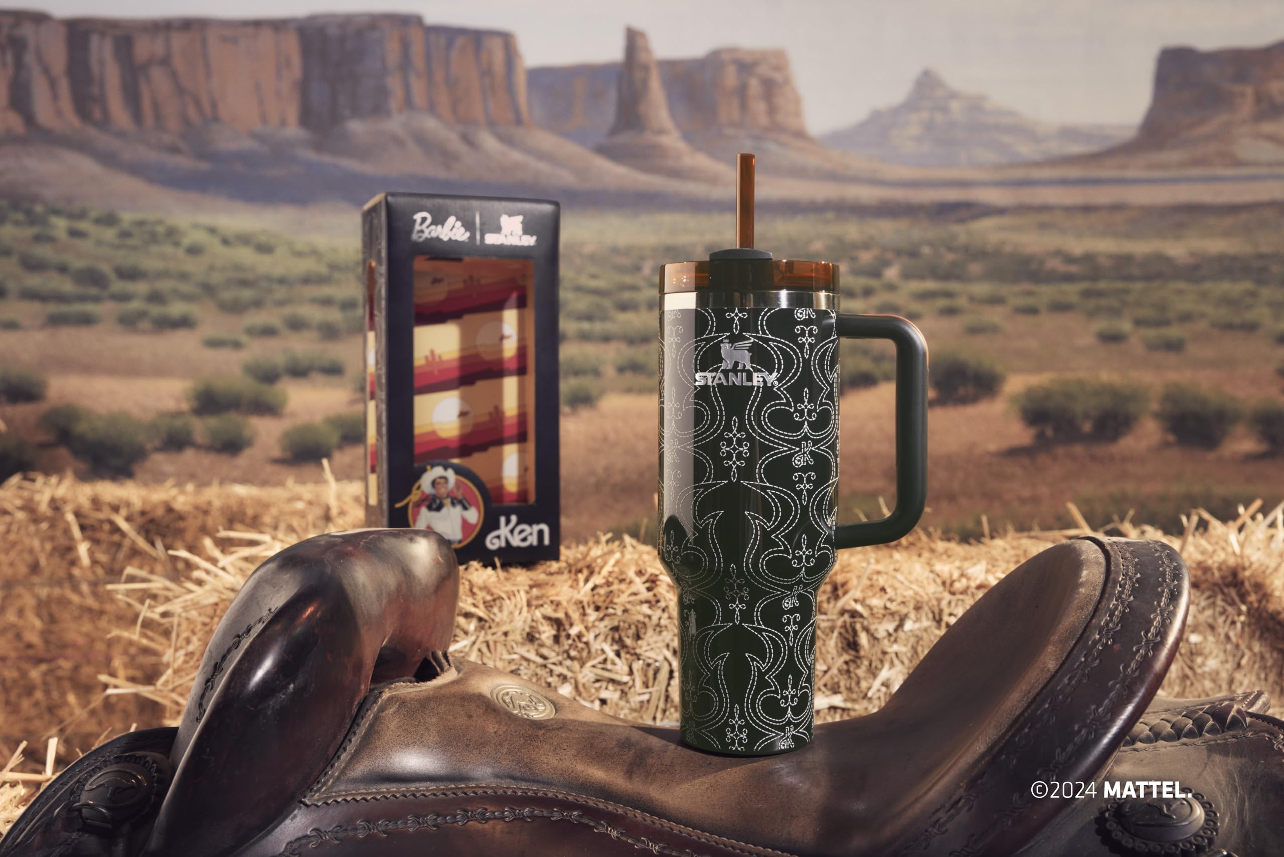 Stanley x Barbie™ ’70s Superstar Quencher 40 Oz: '80s Western Ken