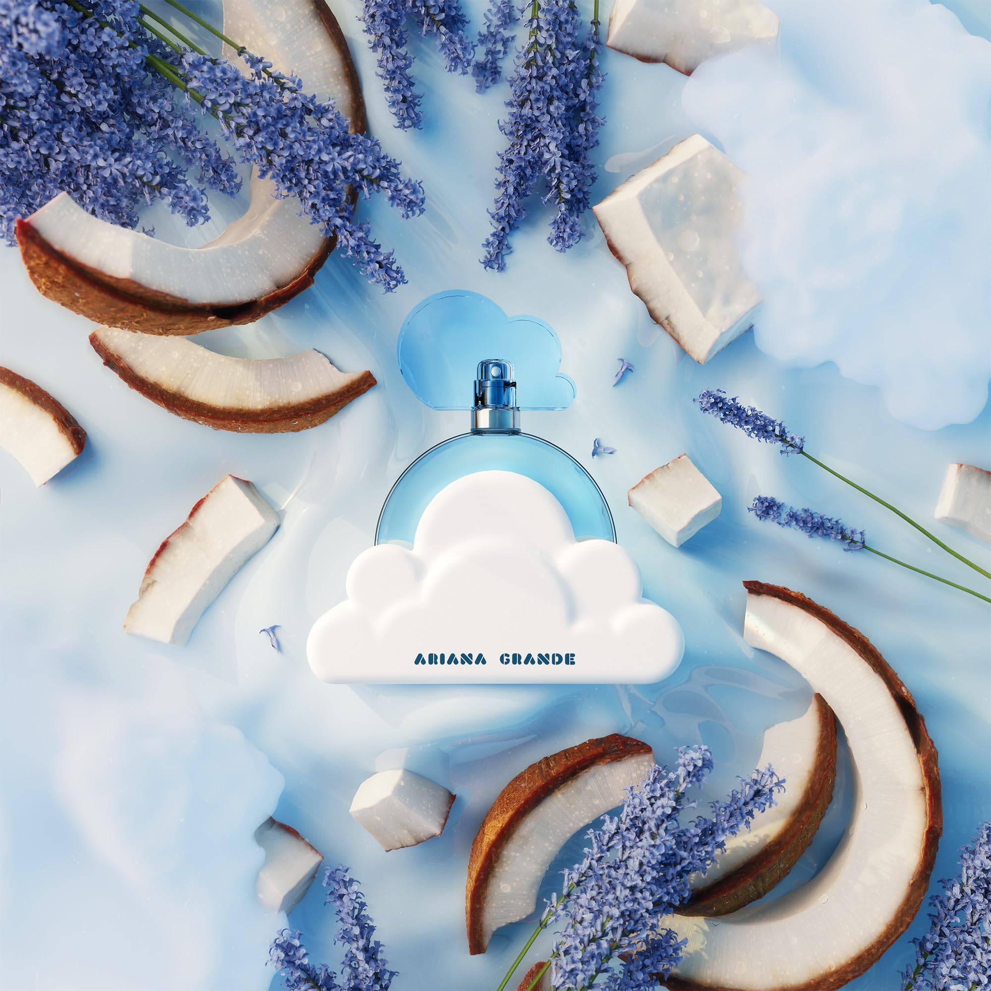 Ariana Grande Cloud Eau De Parfum – Warm Gourmand Fragrance for Women – Women's Perfume with Notes of Lavender, Coconut, Vanilla & Pear: 0.33 Fl Oz (Pack of 1)