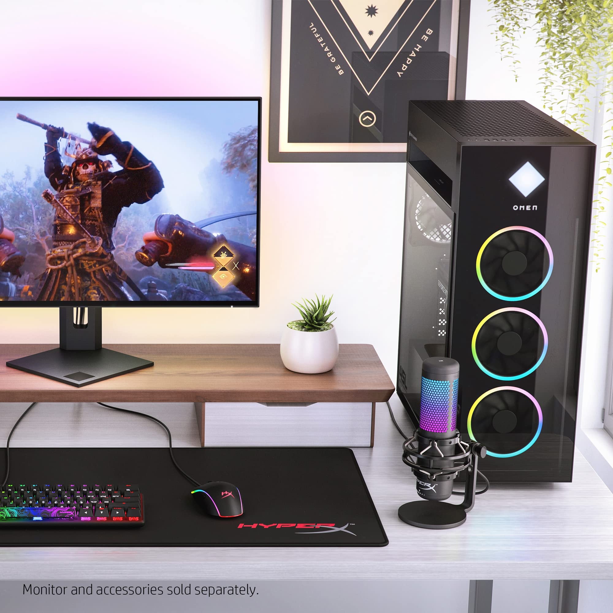 HP OMEN 45L Gaming Desktop, 13th Generation Intel Core i9-13900KF, 16 GB RAM, 1 TB Solid State Drive, NVIDIA GeForce RTX 4070 Ti Graphics, Windows 11 Home, GT22-1082 (2023) - Image 8