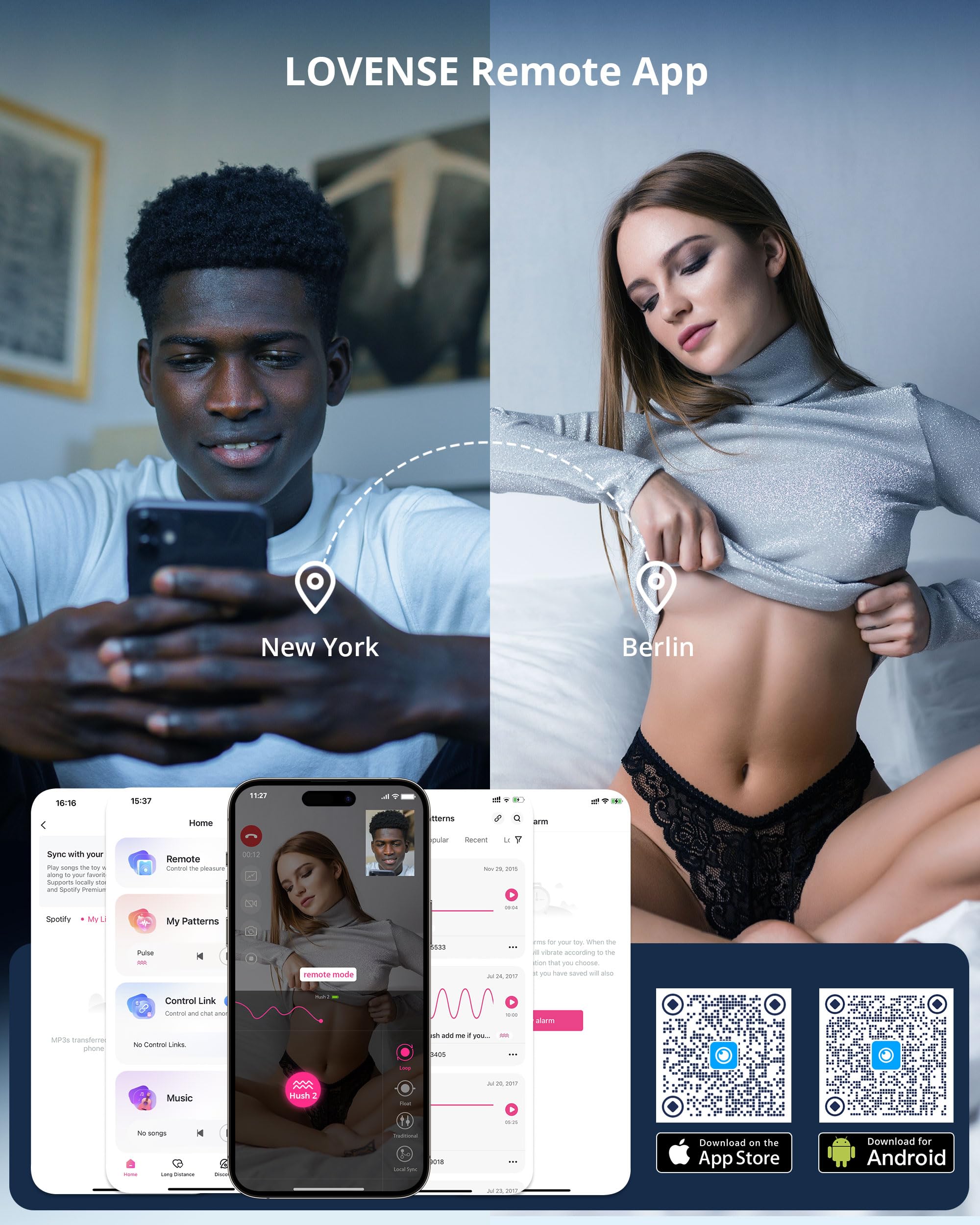 LOVENSE Hush 2 Vibrating Butt Plug 2.25", Silicone Anal Vibrator for Men with Remote Control, Waterproof and Rechargeable Big Plug Vibration Machine for Women, Adult Anal Plug Sex Toys for Couples: Hush 2(2.25 Inch)
