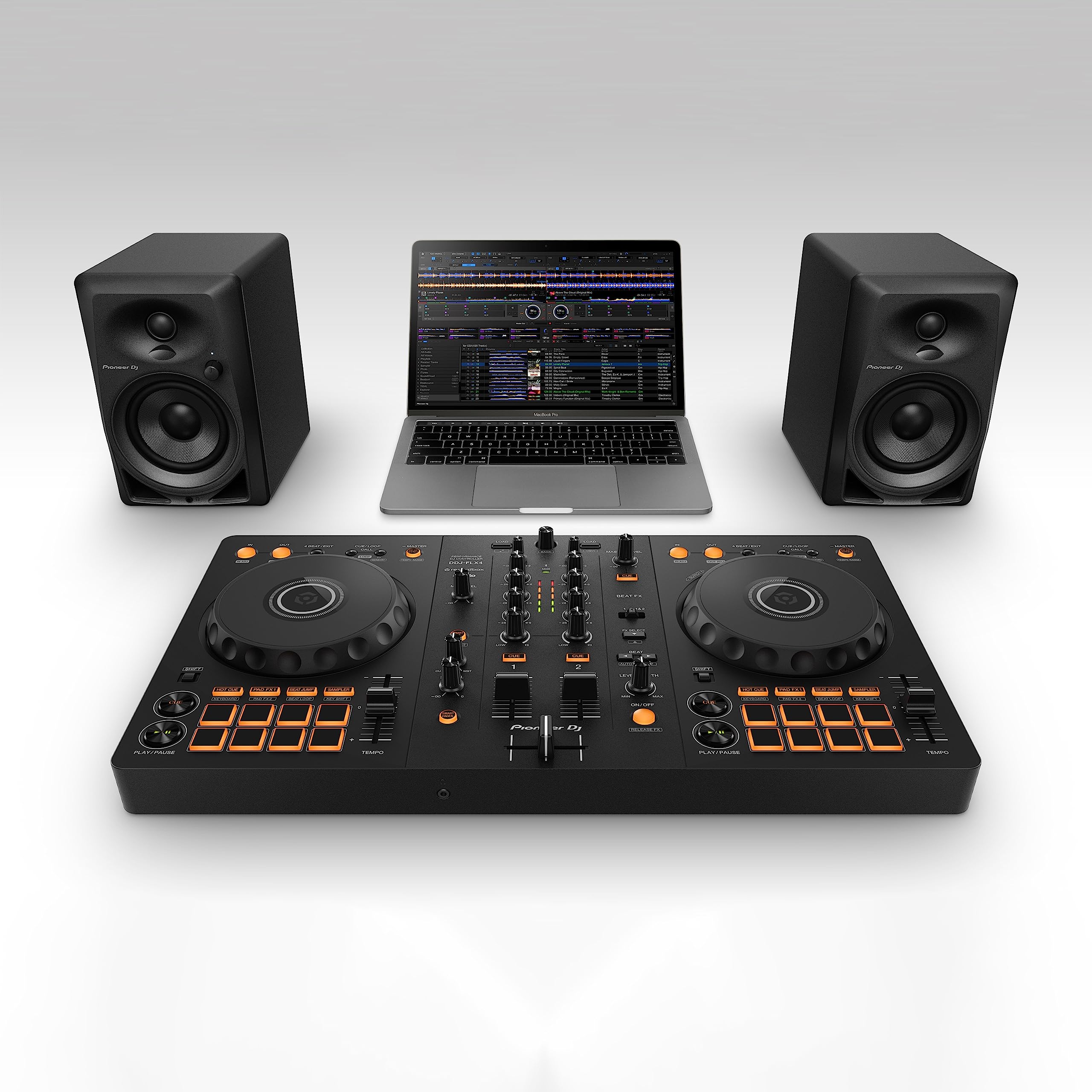 Pioneer DJ DDJ-FLX4 2-deck rekordbox and Serato  - Graphite: DJ Controller