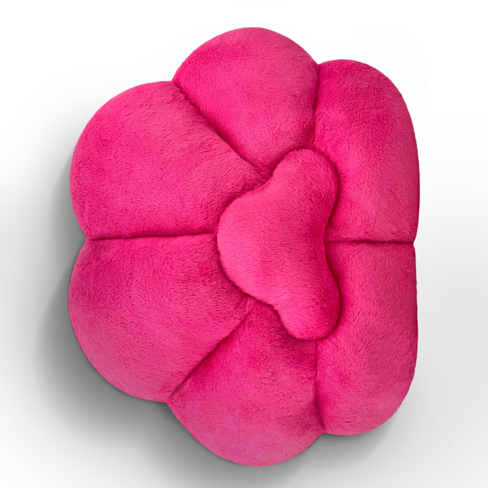 MOONBEEKI Cat Paw Cushion Chair Comfy Kawaii Plush Seat Cushions Shape Lazy Pillow for Gamer Chair 28"x 24" Cozy Floor Cute Seat Kawaii for Girl Worker Gift, Dining Room Bedroom Decorate Black: Red 28 Inch