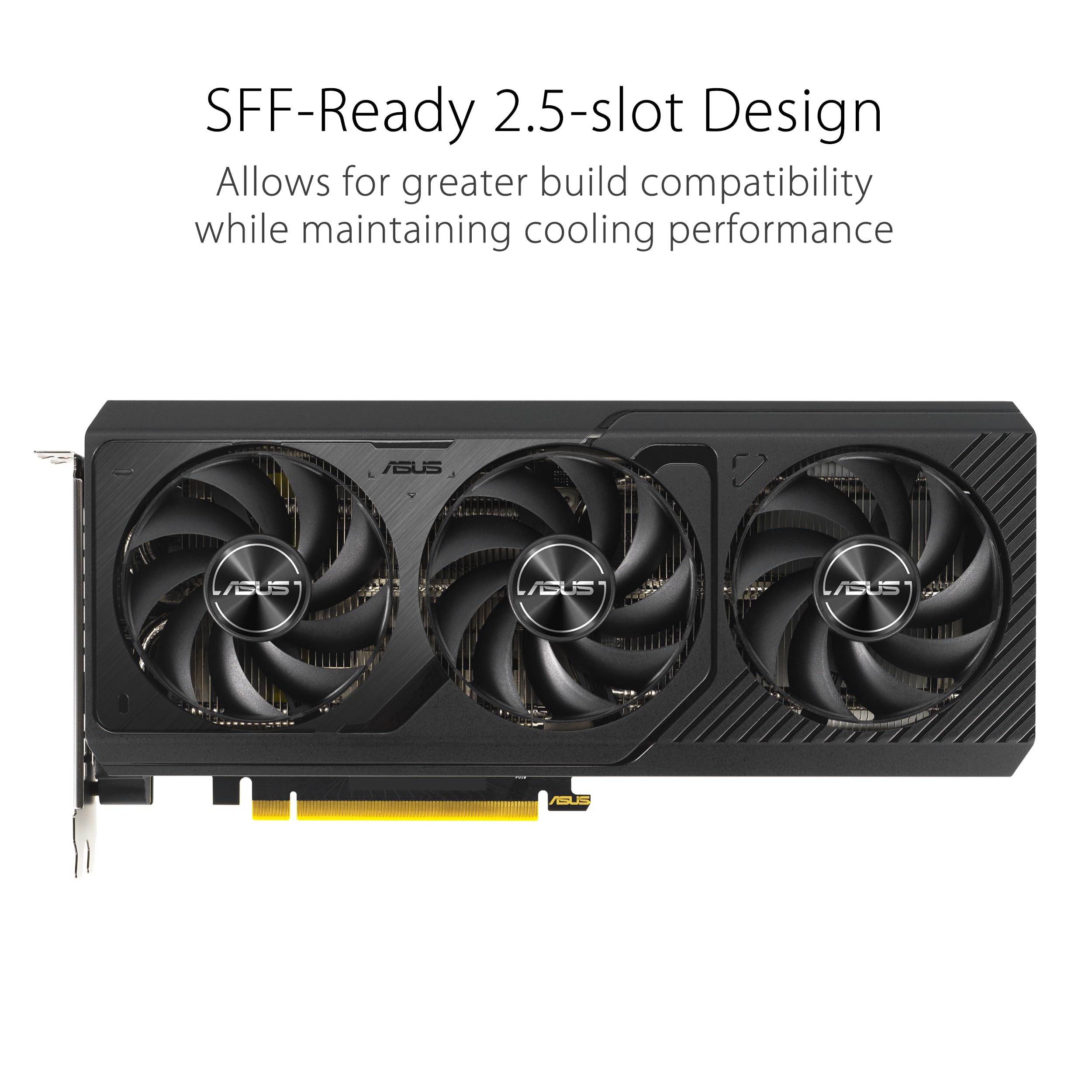 ASUS ProArt GeForce RTX™ 4070 OC Edition 12GB GDDR6X Graphics Card (PCIe 4.0, 12GB GDDR6X, DLSS 3, HDMI 2.1, DisplayPort 1.4a)