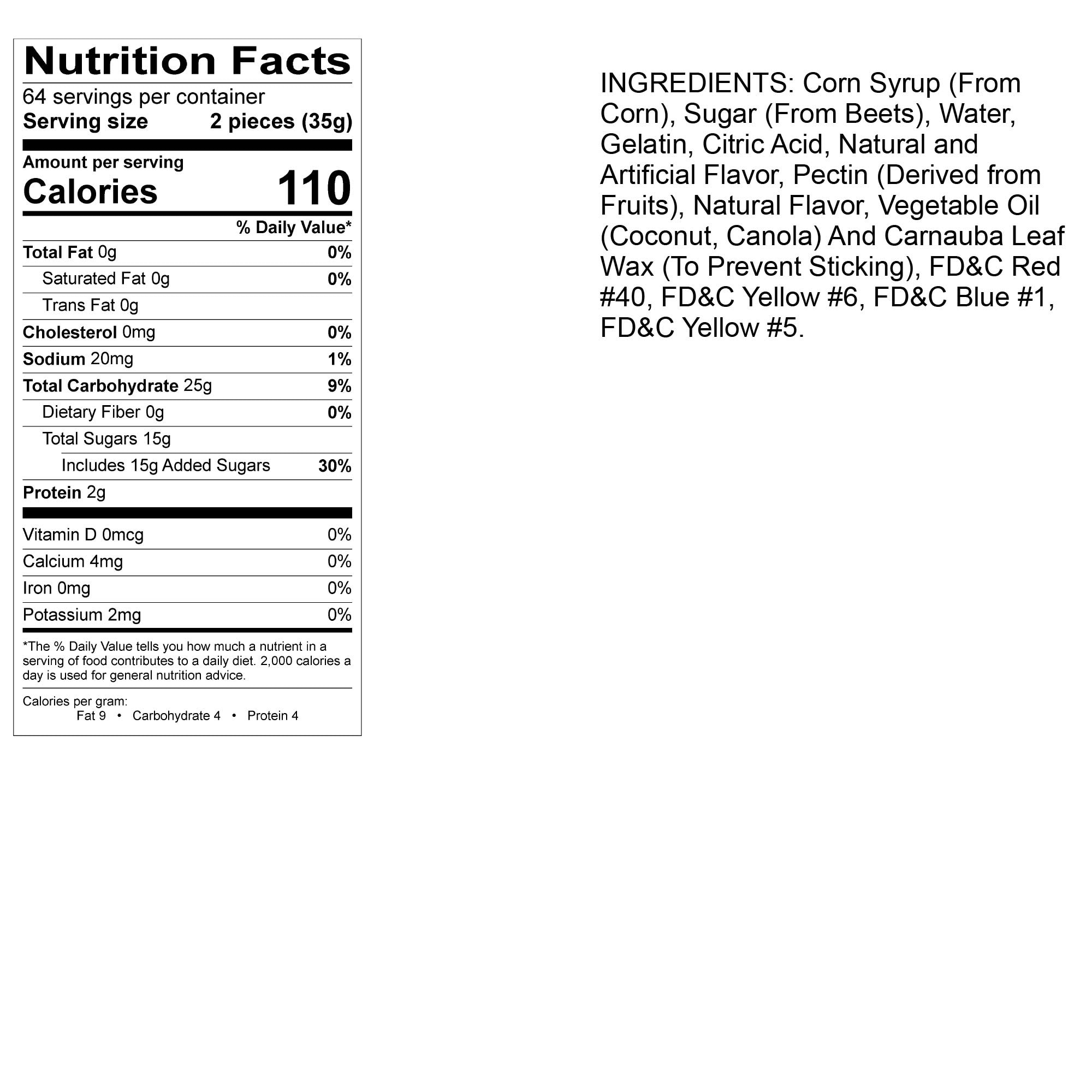Albanese World's Best 5 Natural Flavor Gummi Bears, 5lbs of Candy - Image 5