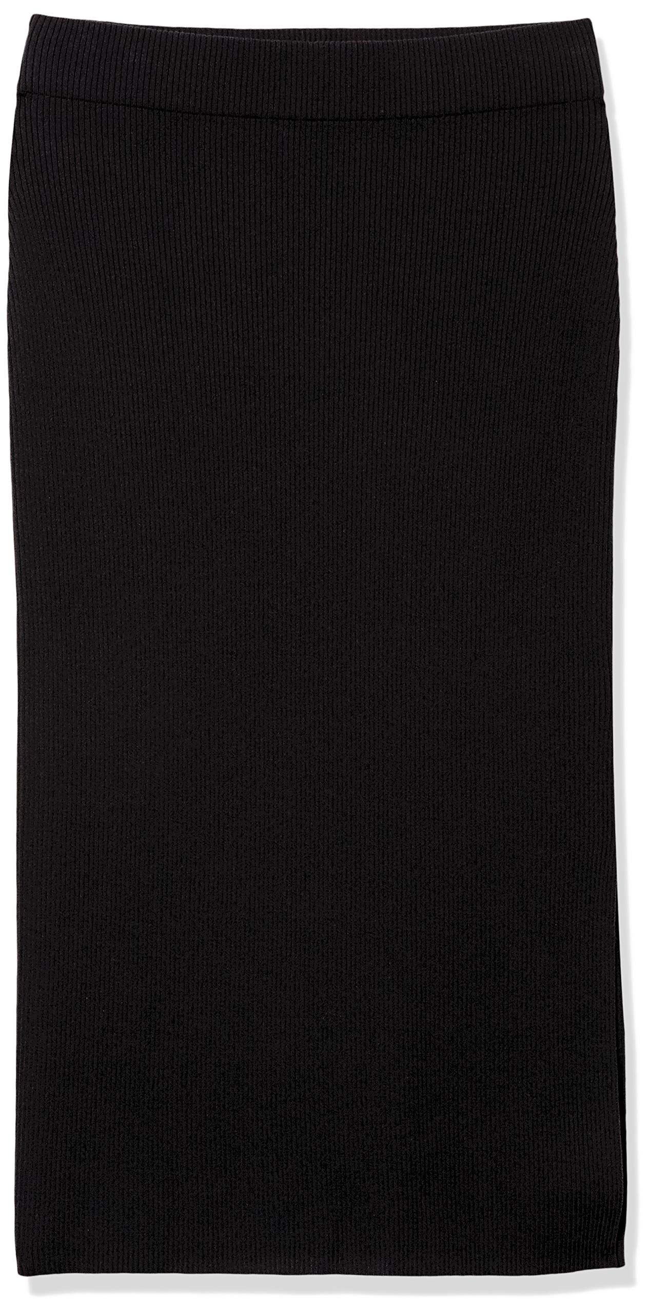 The Drop Women's Vera Slim Side-Slit Midi Sweater Skirt thumbnail 6