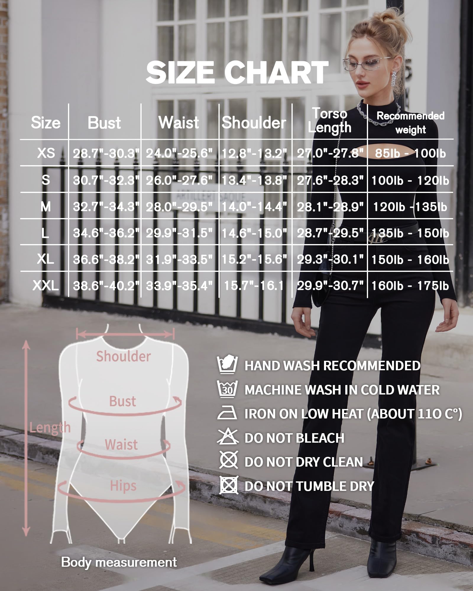 MANGOPOP Mock Neck Cutout Front Top Long Sleeve Sleeveless Bodysuits for Women: Fleece Lined Small Coffee Fleece Lined