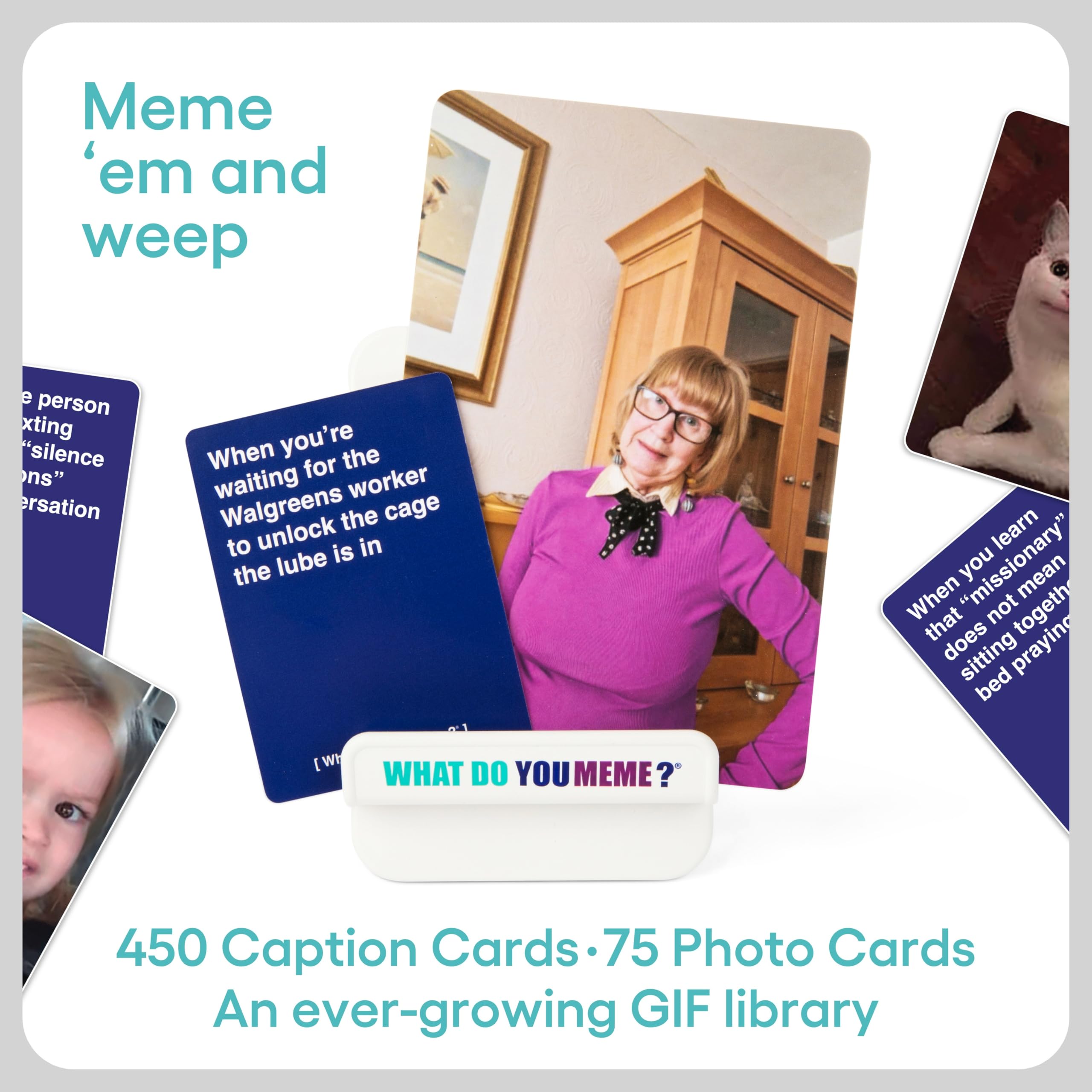 What Do You Meme? Core Game (New Edition) Now Including GIF's by Relatable, The Essential Adult Party Game For Meme Lovers, Awesome Father's Day Gift Idea, Great for Adult Games for Game Night: Core Game (New)