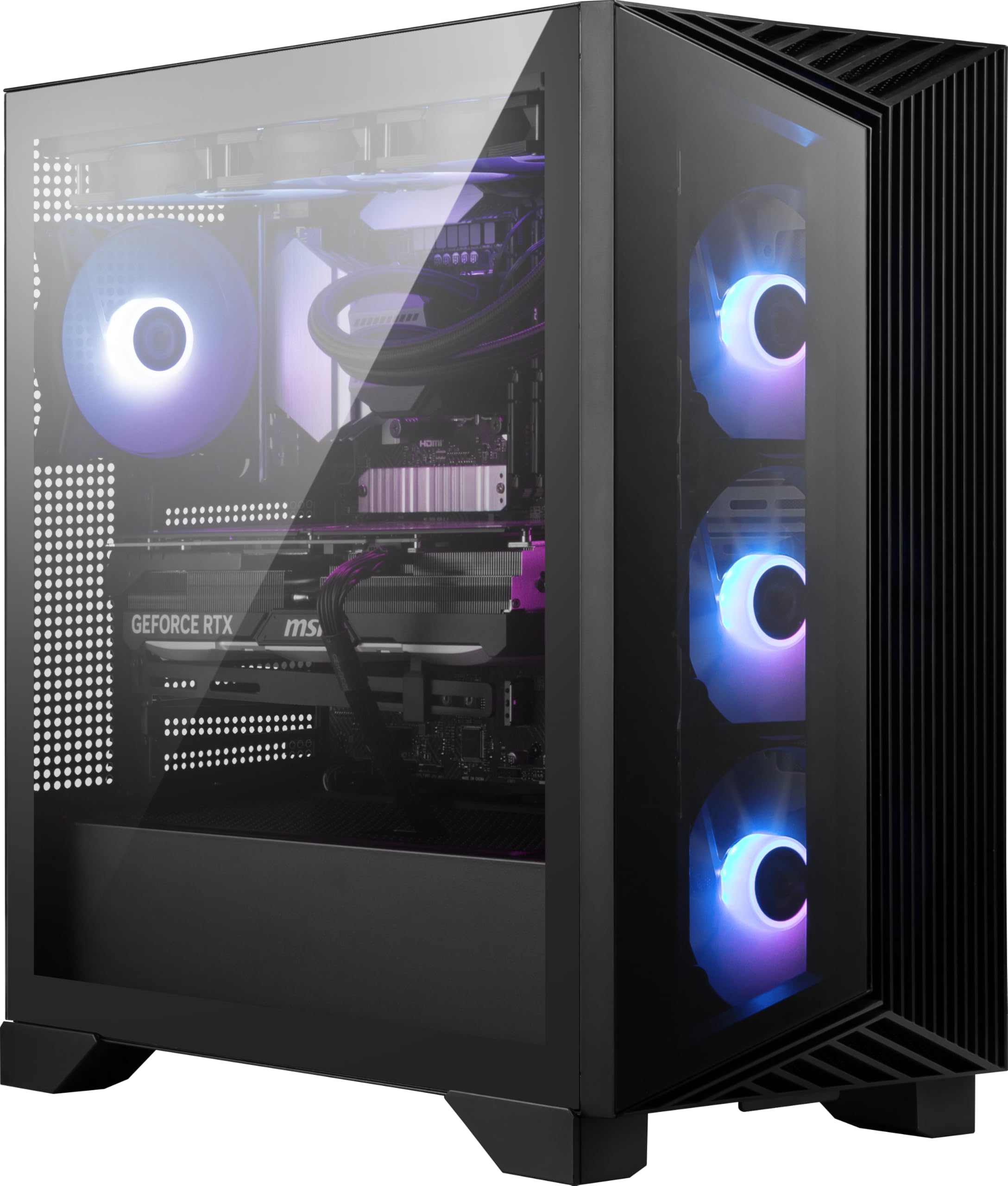 MSI Codex Z2 Gaming Desktop: AMD R7-8700F, GeForce RTX 4070, 32GB DDR5, 2TB m.2 NVMe SSD, USB Type-C, VR-Ready, Windows 11 Home : A8NUE-274US