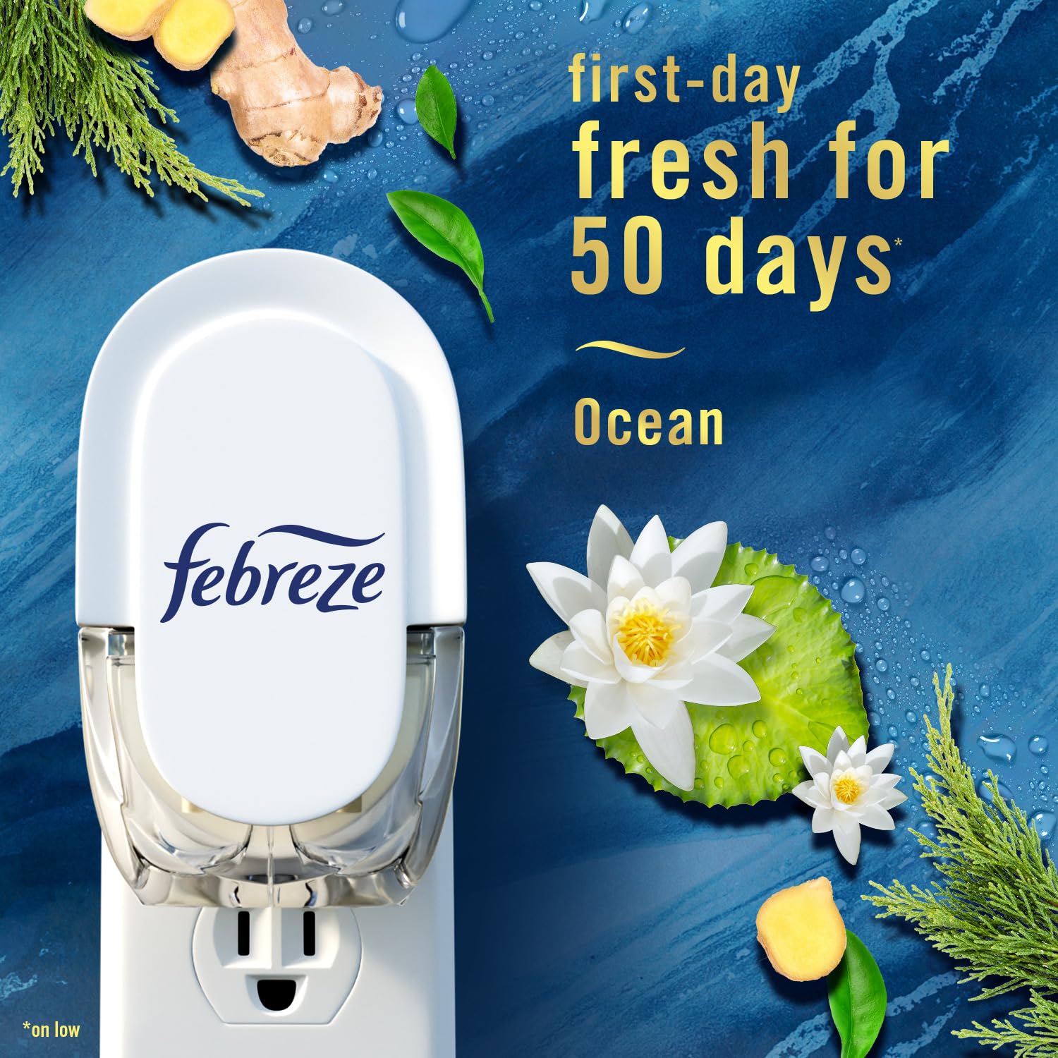 Febreze Plug In Air Freshener, Odor-Fighting Scented Oil Refill, Air Fresheners for Home and Bathroom and Kitchen, Long Lasting for Strong Odors, Linen & Sky Scent, 0.87oz Refills, 3 Count (Pack of 1) 0.87 Fl Oz (Pack of 3) Linen & Sky: 0.58 Fl Oz (Pack of 3) Ocean