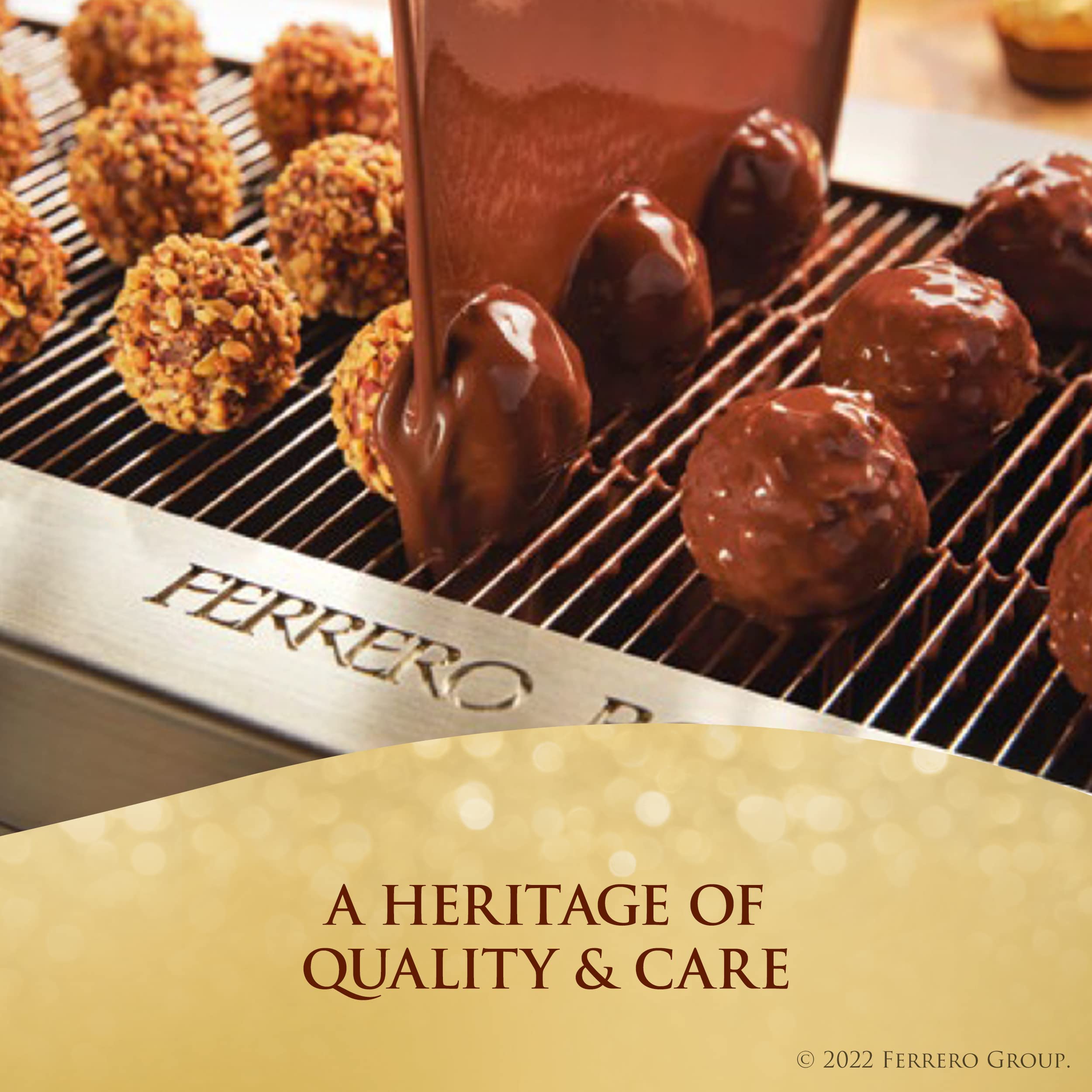 Ferrero Rocher, 42 Count, Gourmet Milk Chocolate Hazelnut, Chocolate Gift Box, Individually Wrapped, 18.5 oz - Image 6