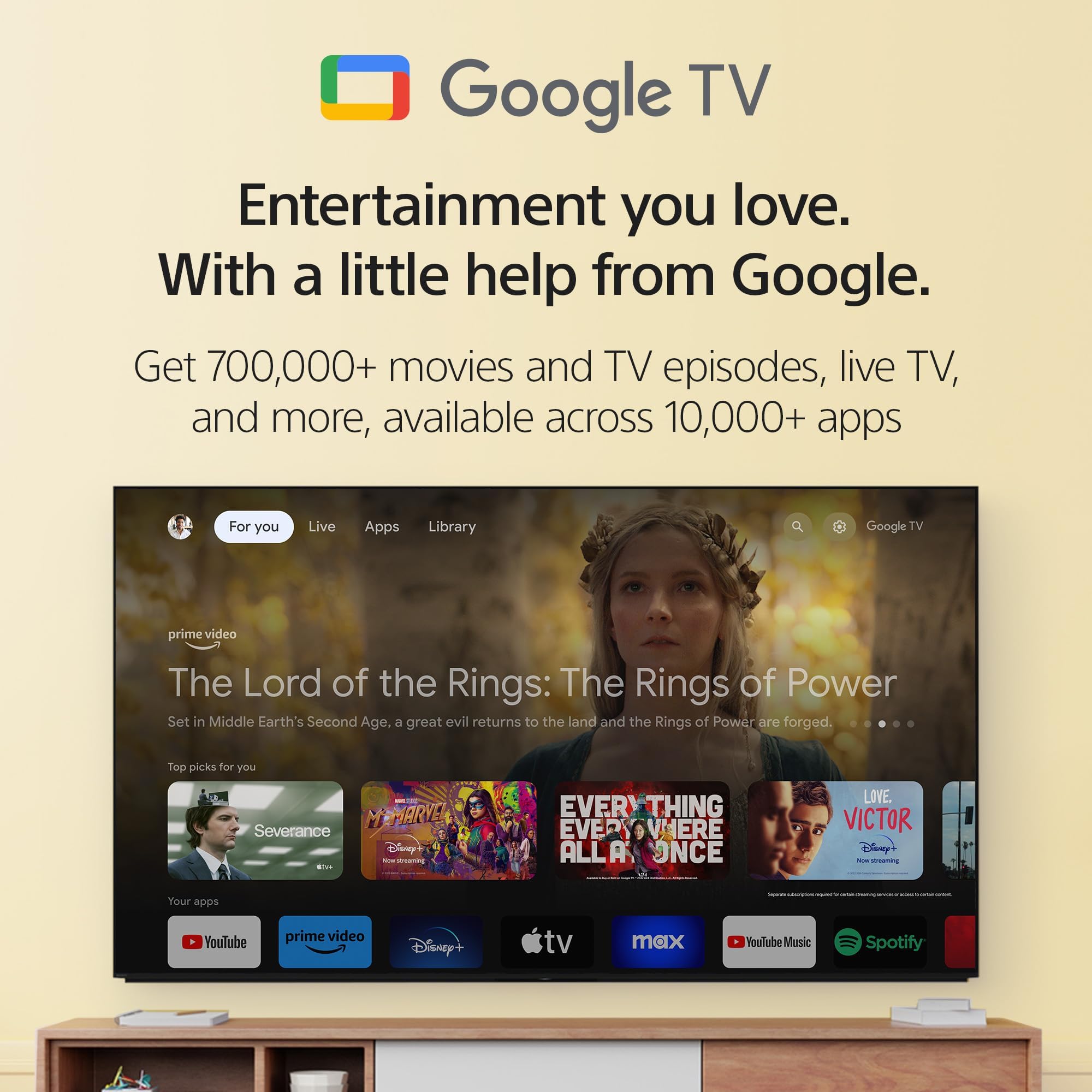 Sony 75 Inch 4K Ultra HD TV X80K Series: LED Smart Google TV with Dolby Vision HDR KD75X80K- Latest Model, Black: 85 TV Only