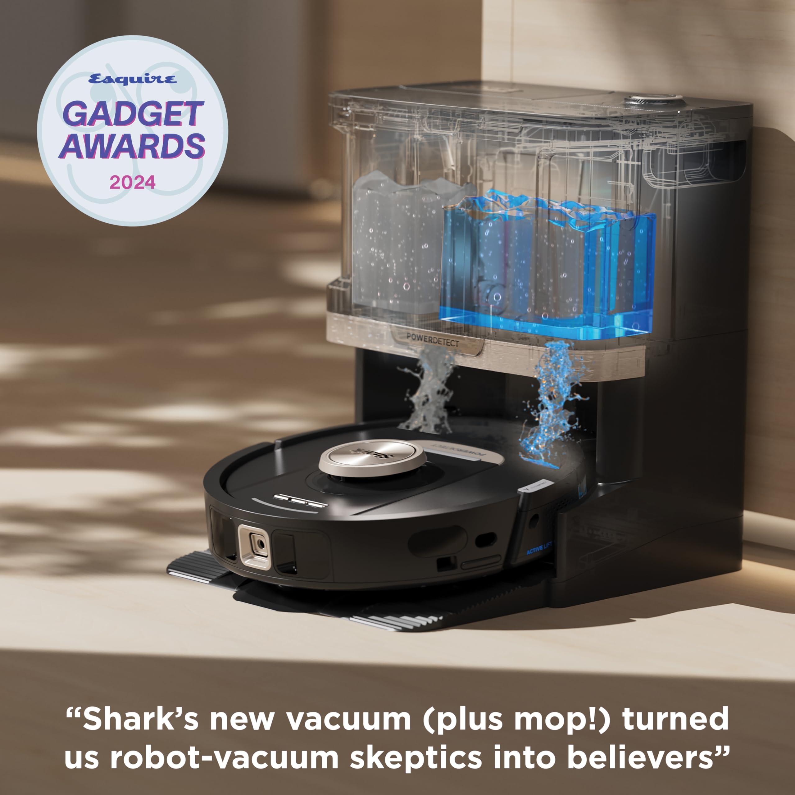 Shark Robot Vacuum & Mop Combo, PowerDetect NeverTouch Pro,Self-Emptying,Self-Refill with Self-Clean Pad Wash & Dry, 60-Day Debris Capacity,30-Day Refill Tank, 5PowerDetect Technologies,White,AV2800ZE: Shark Robot Vacuum & Mop Combo, PowerDetect NeverTouch Pro, Self-Emptying, Self-Refill with Self-Clean Pad Wash & Dry, 60-Day Debris Capacity, 30-Day Refill Tank, 5 PowerDetect Technologies, RV2820ZE
